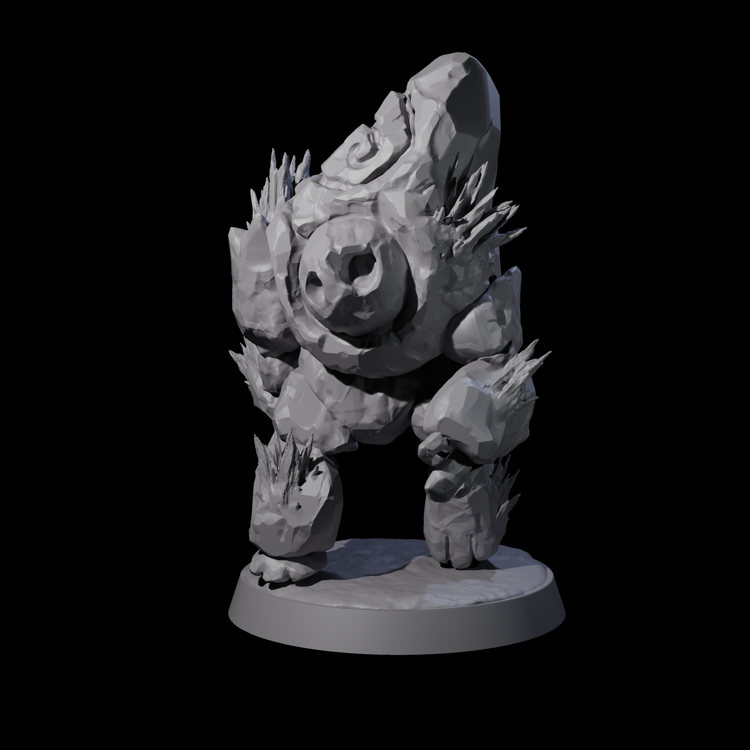 Cute Baby Ice Elemental B Miniature for Dungeons and Dragons, Pathfinder or other TTRPGs