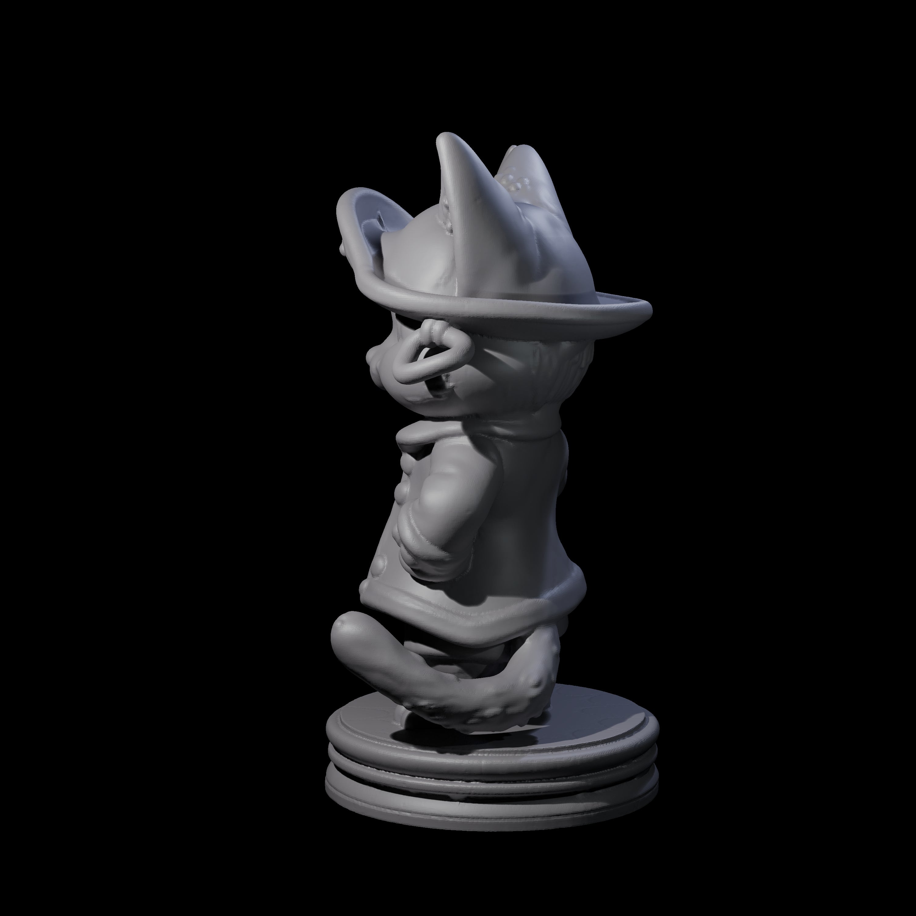 Cute Pirate Kitty A Miniature for Dungeons and Dragons, Pathfinder or other TTRPGs