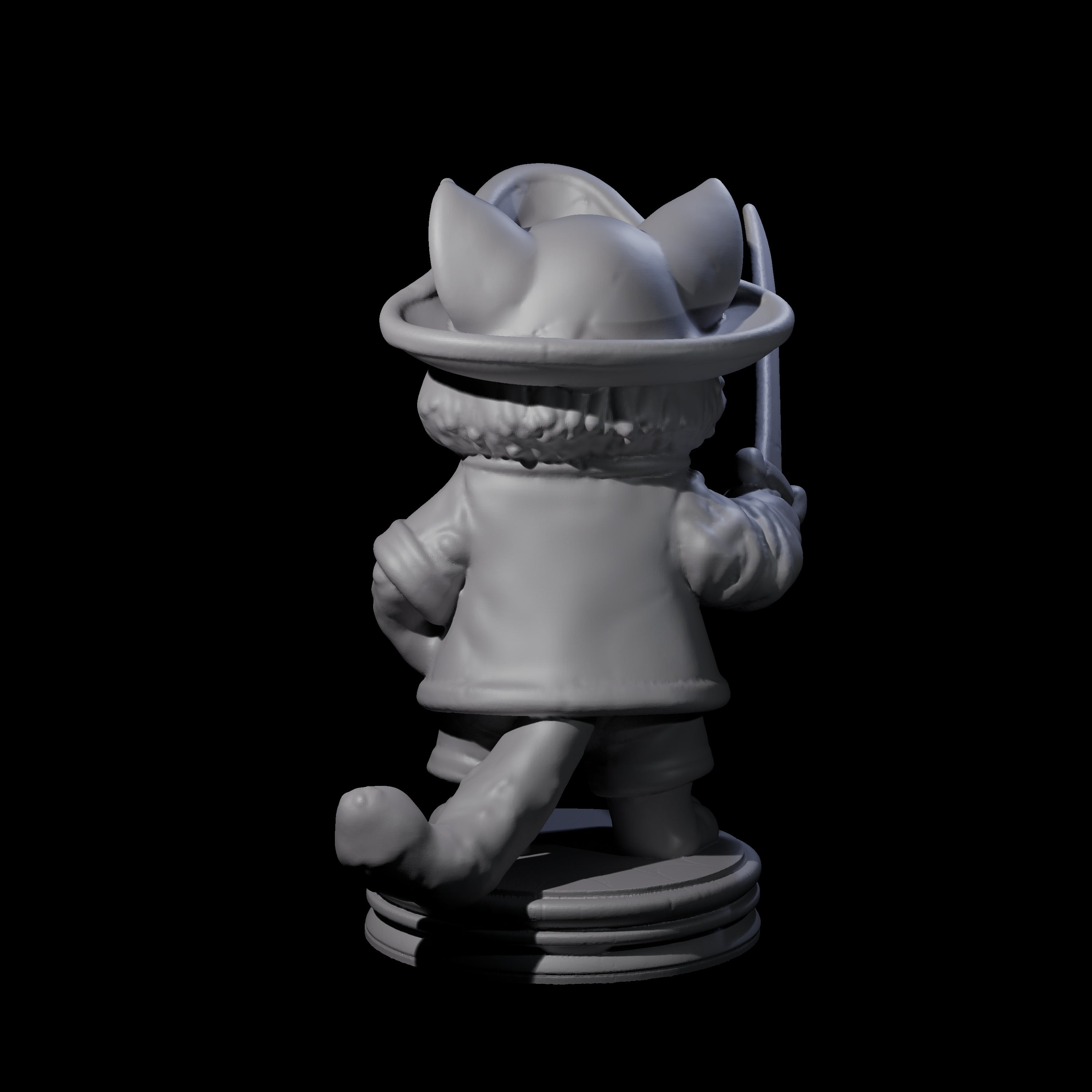 Cute Pirate Kitty B Miniature for Dungeons and Dragons, Pathfinder or other TTRPGs