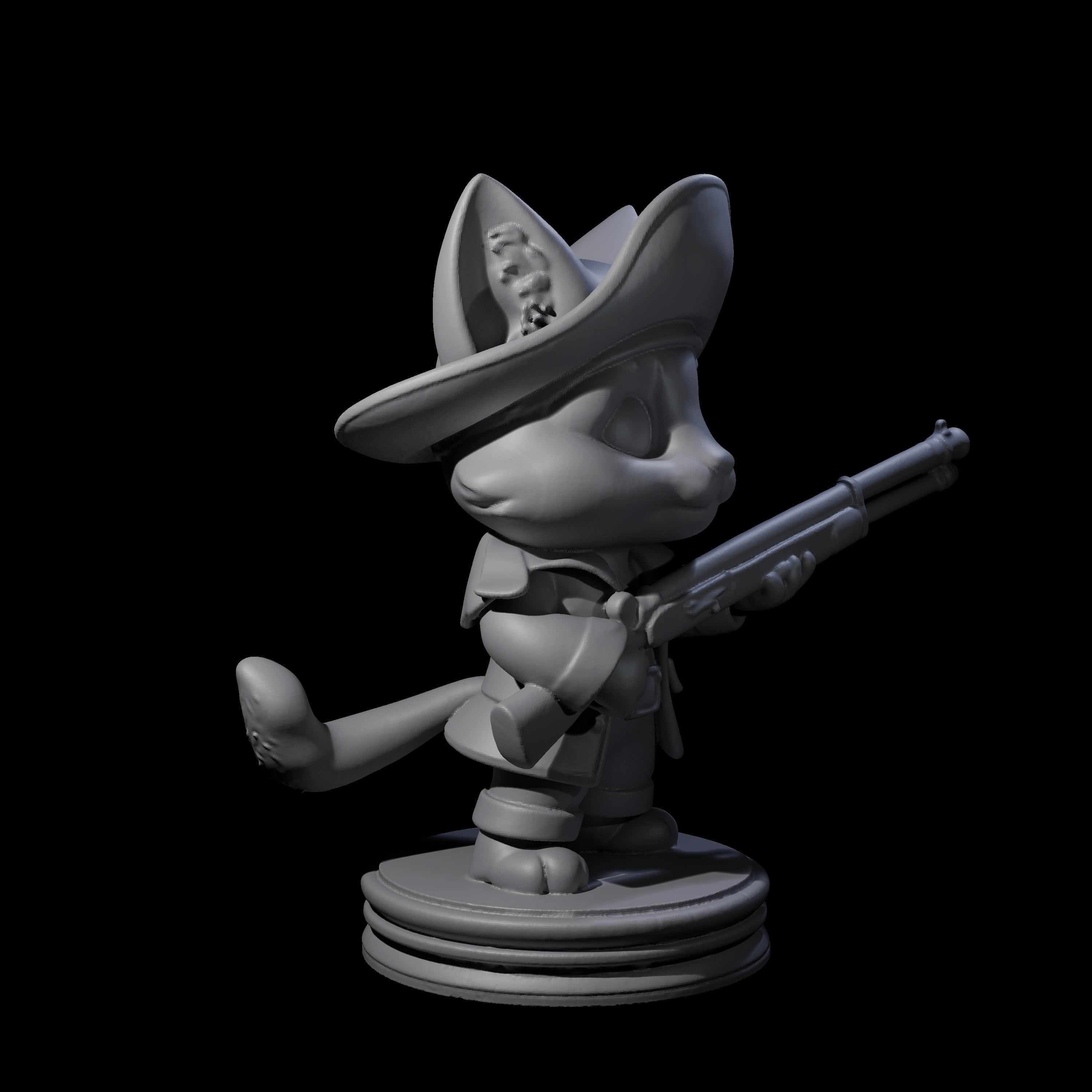 Cute Pirate Kitty E Miniature for Dungeons and Dragons, Pathfinder or other TTRPGs