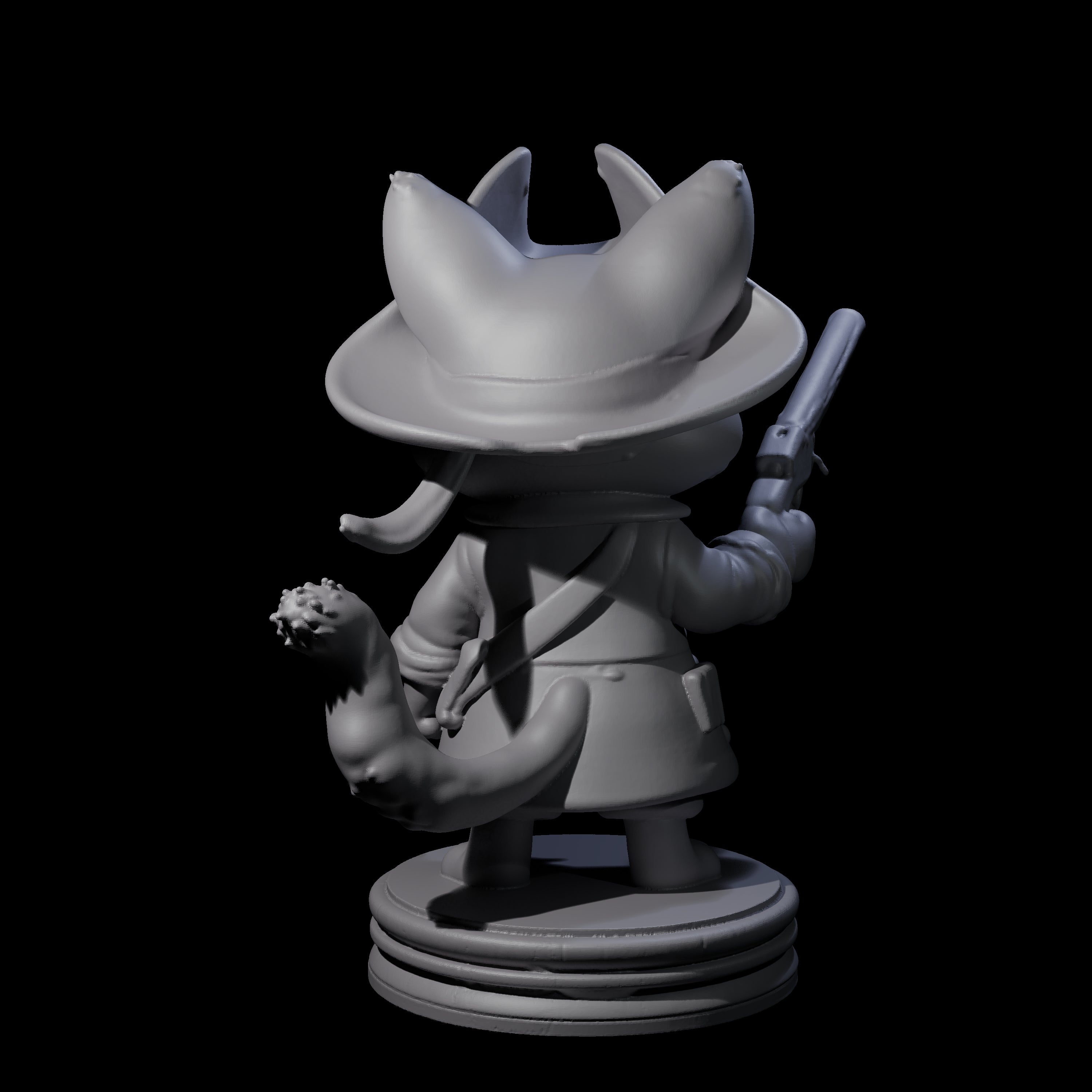 Cute Pirate Kitty G Miniature for Dungeons and Dragons, Pathfinder or other TTRPGs