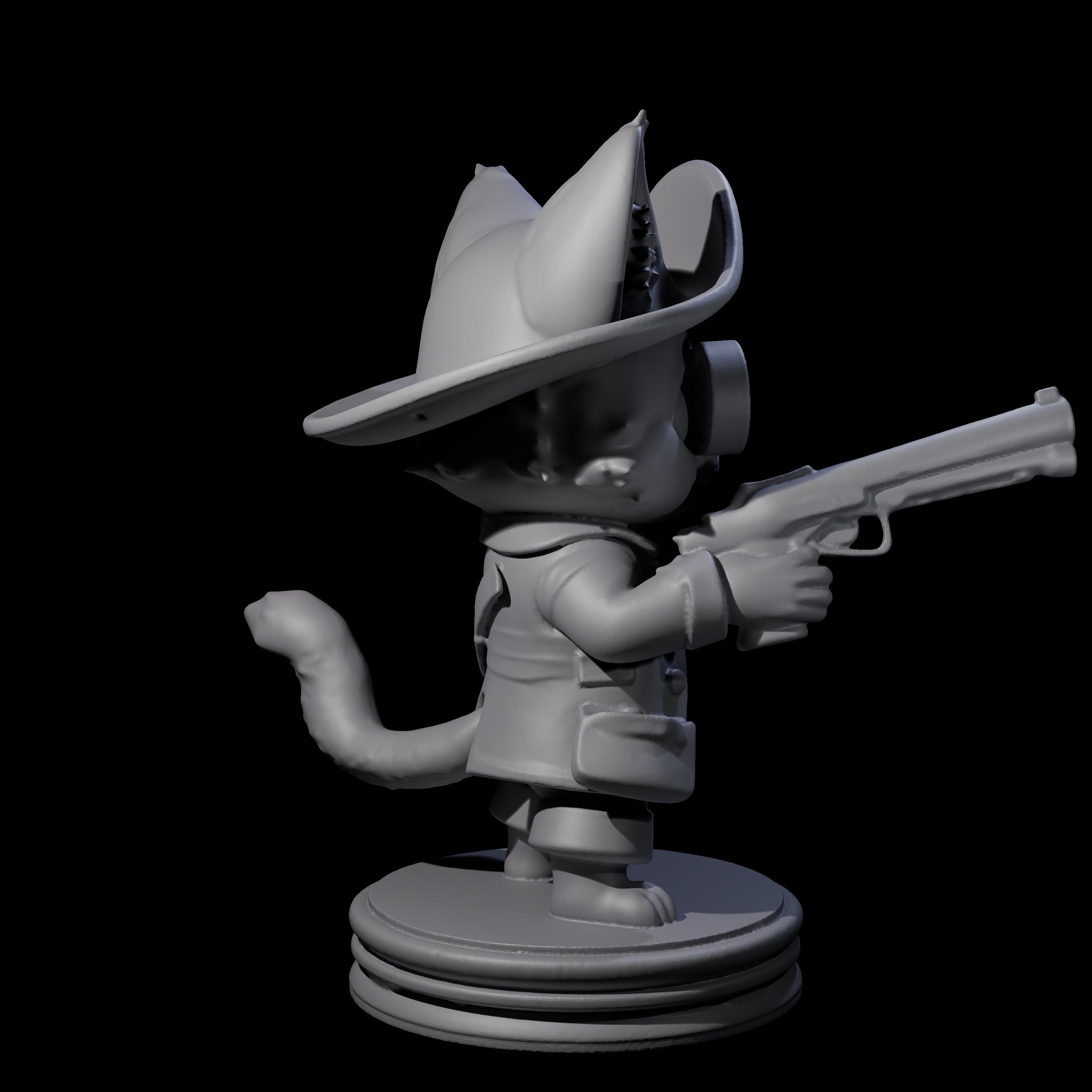 Cute Pirate Kitty I Miniature for Dungeons and Dragons, Pathfinder or other TTRPGs