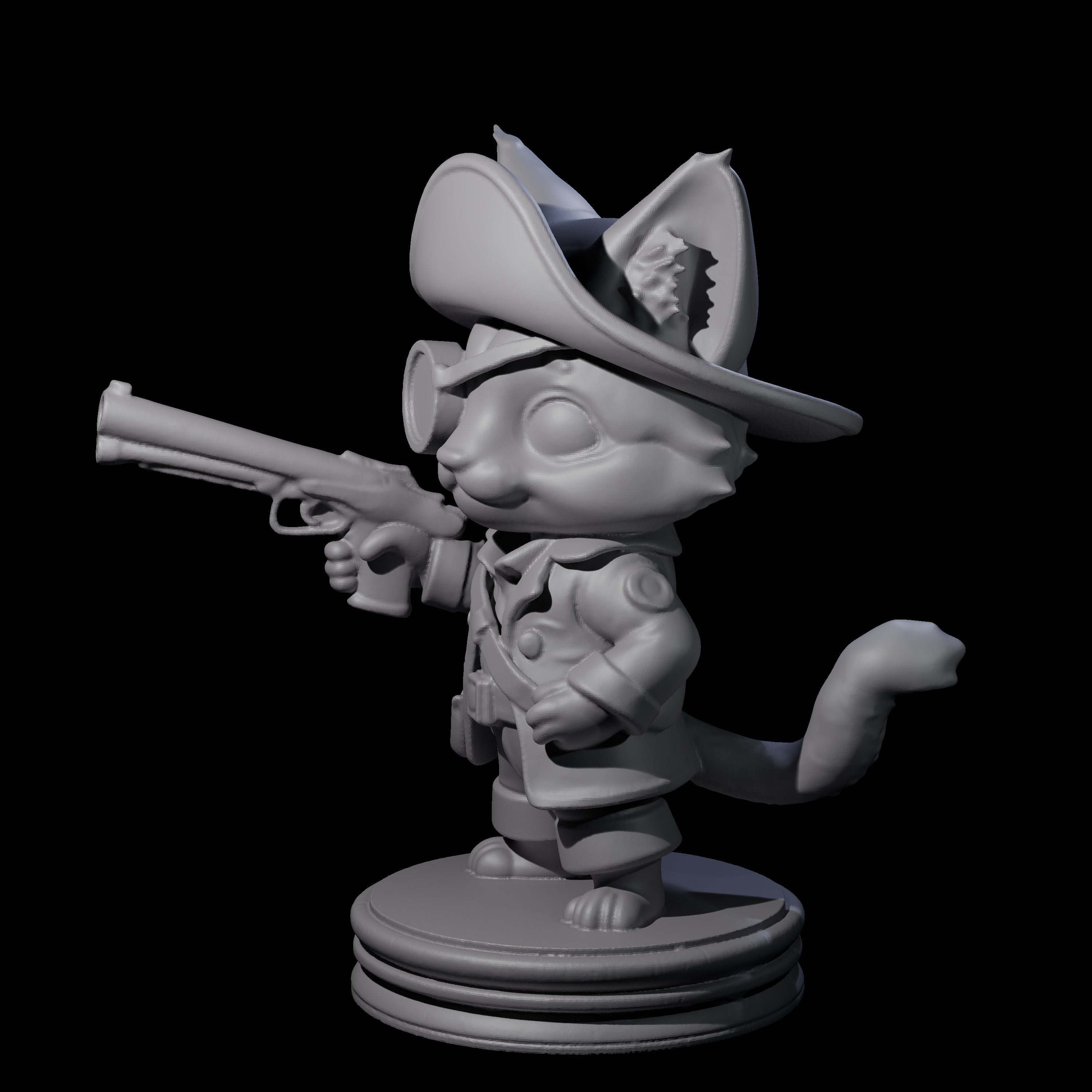 Cute Pirate Kitty I Miniature for Dungeons and Dragons, Pathfinder or other TTRPGs