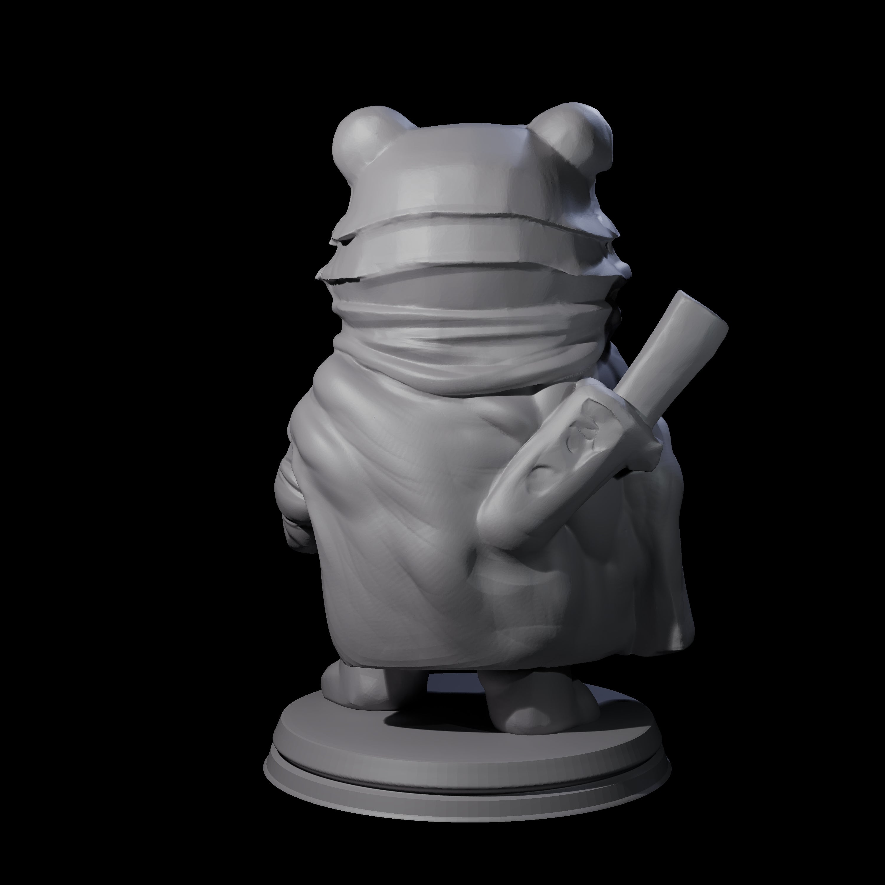 Cute Woodland Ursine A Miniature for Dungeons and Dragons, Pathfinder or other TTRPGs