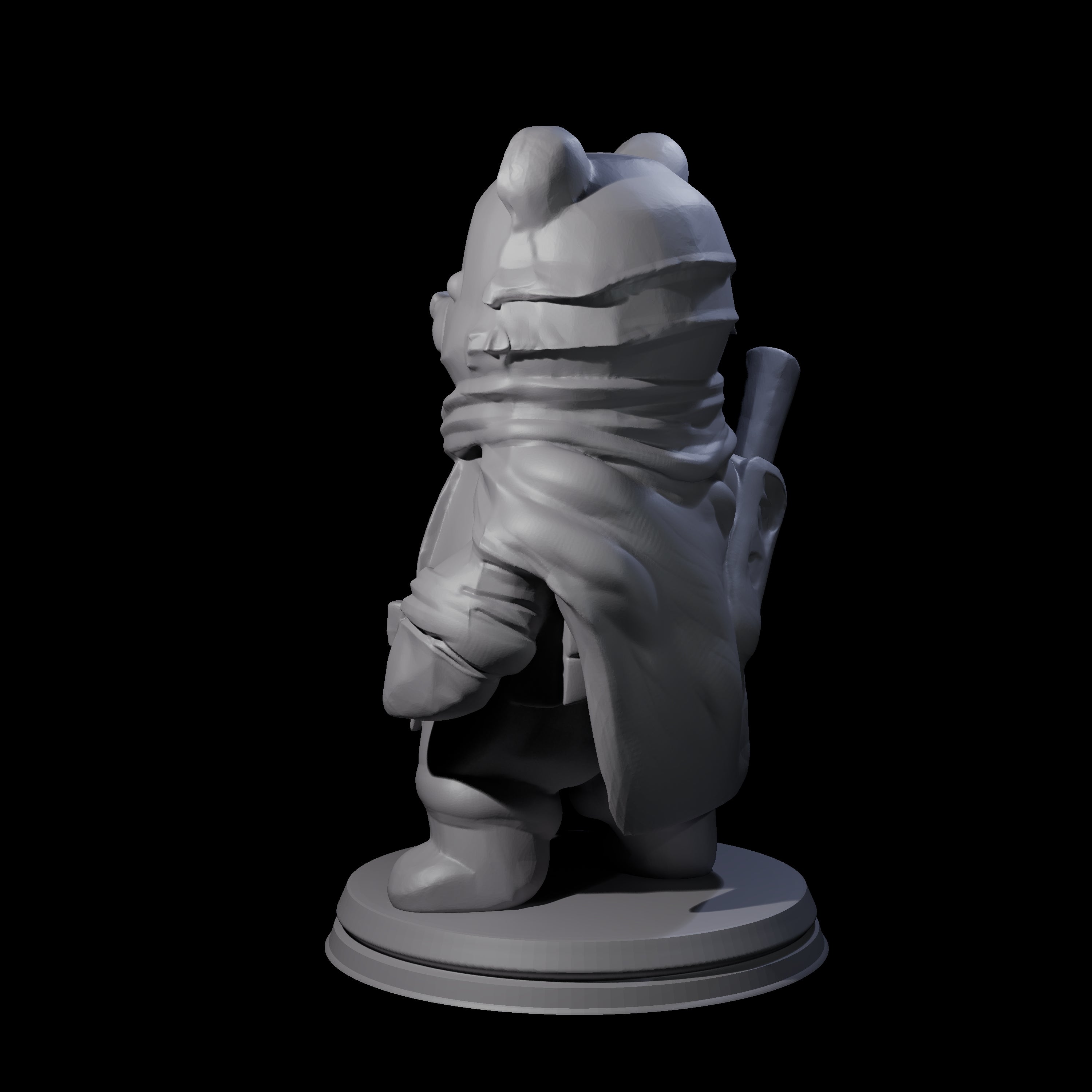 Cute Woodland Ursine A Miniature for Dungeons and Dragons, Pathfinder or other TTRPGs