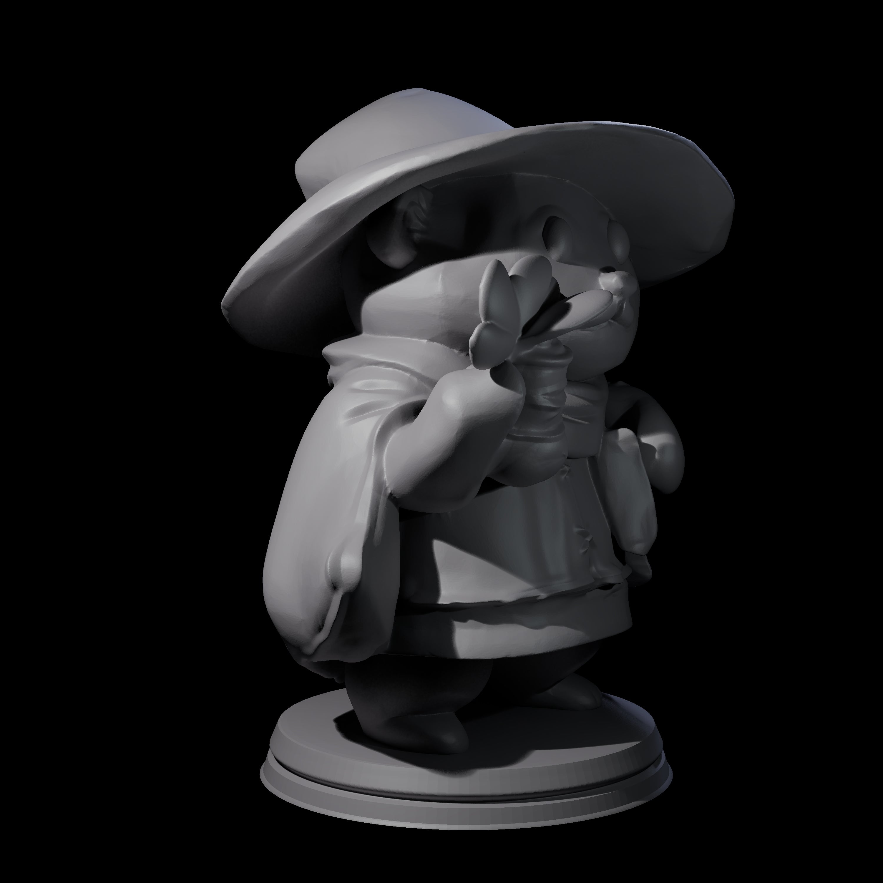 Cute Woodland Ursine B Miniature for Dungeons and Dragons, Pathfinder or other TTRPGs