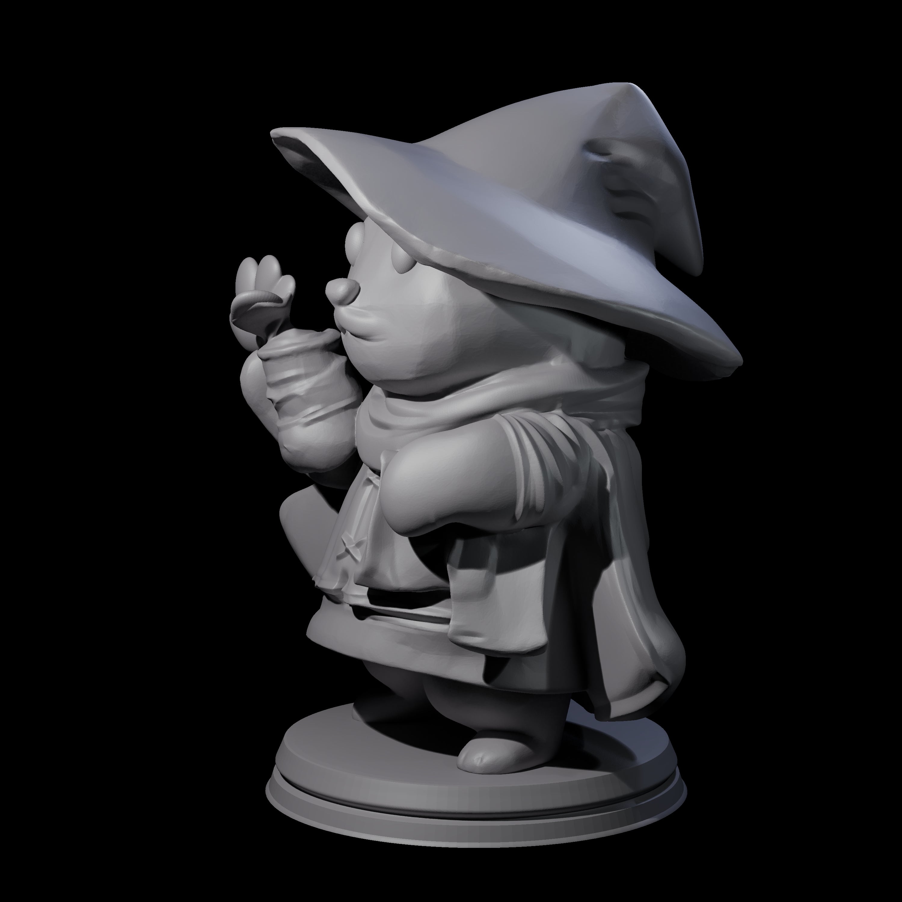 Cute Woodland Ursine B Miniature for Dungeons and Dragons, Pathfinder or other TTRPGs