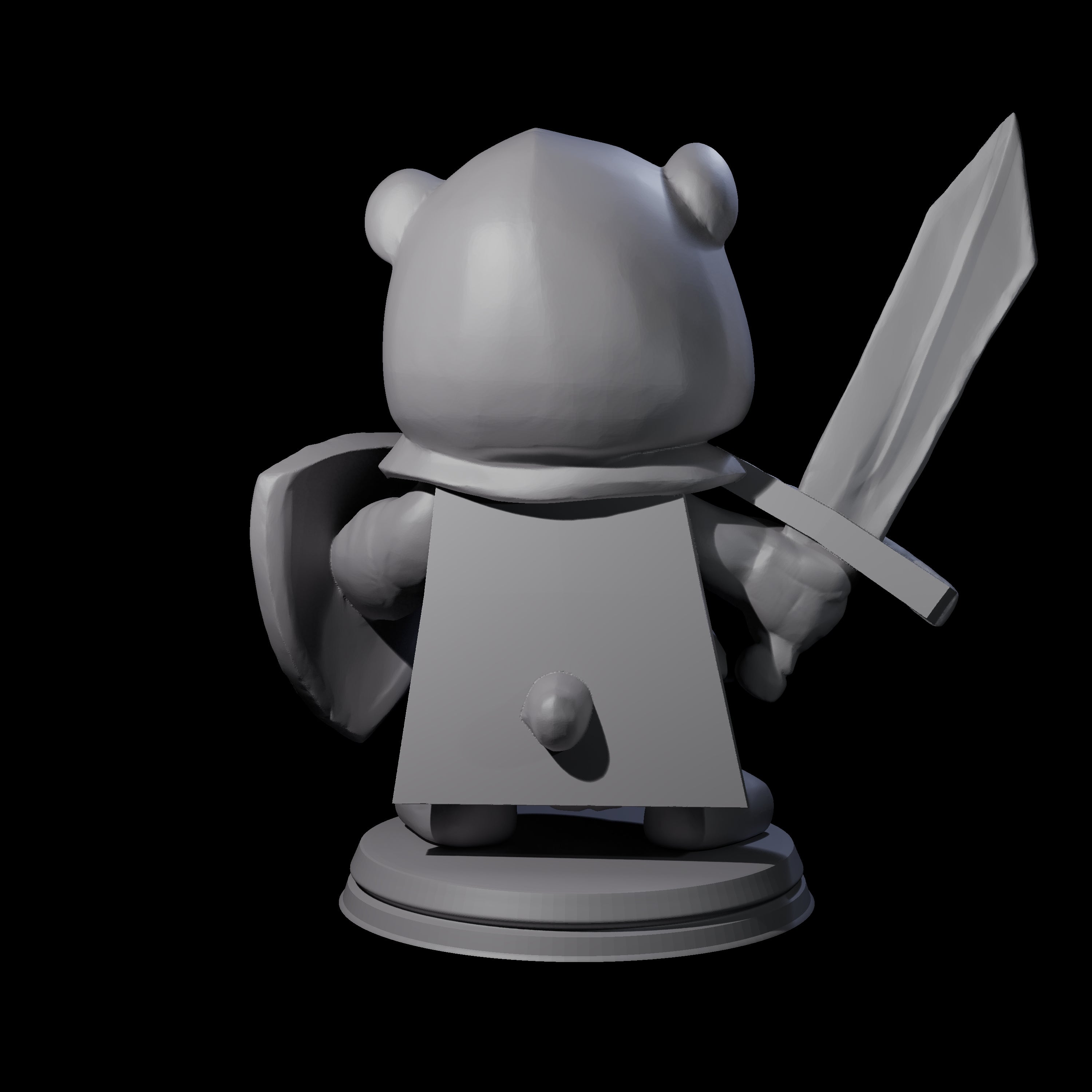 Cute Woodland Ursine C Miniature for Dungeons and Dragons, Pathfinder or other TTRPGs