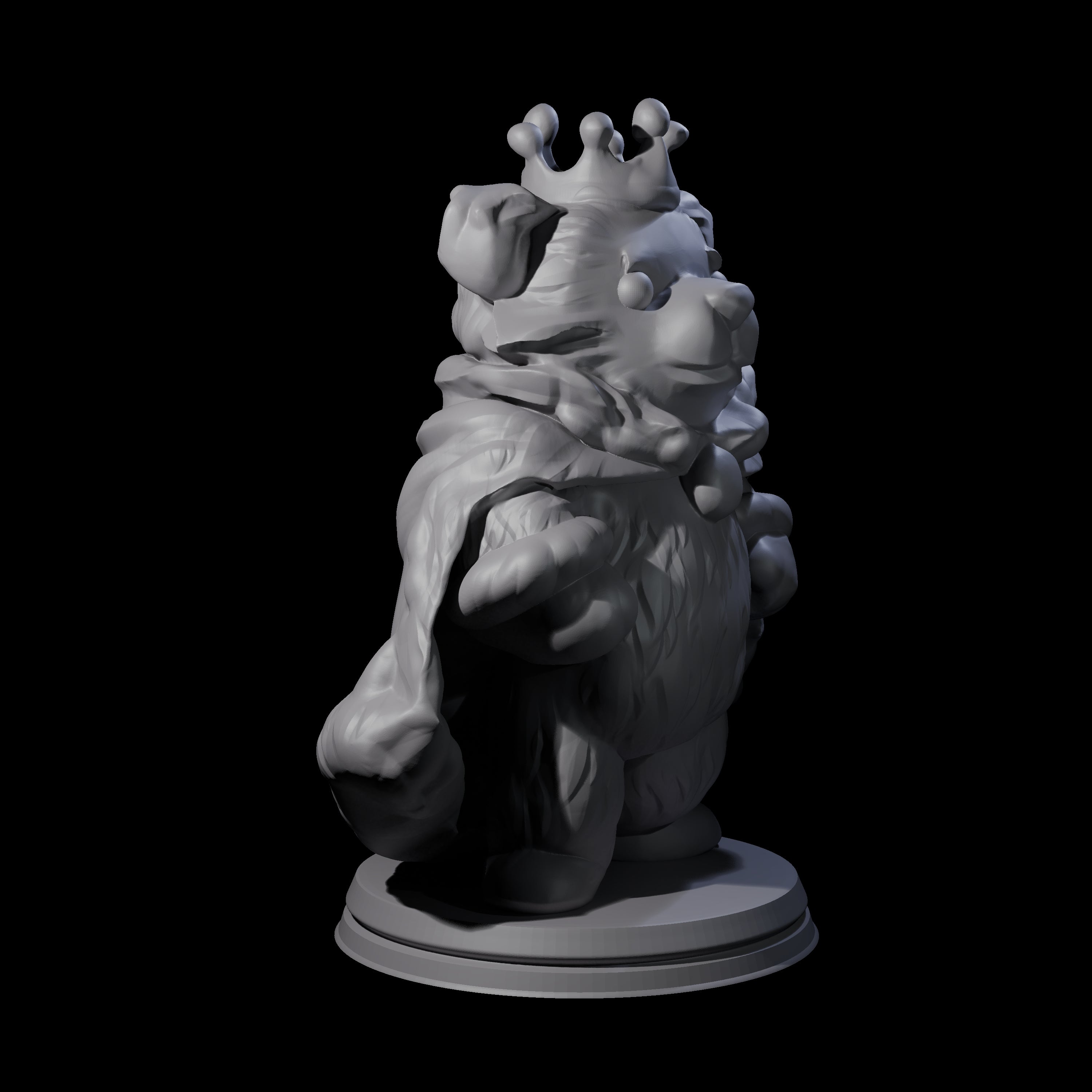 Cute Woodland Ursine D Miniature for Dungeons and Dragons, Pathfinder or other TTRPGs