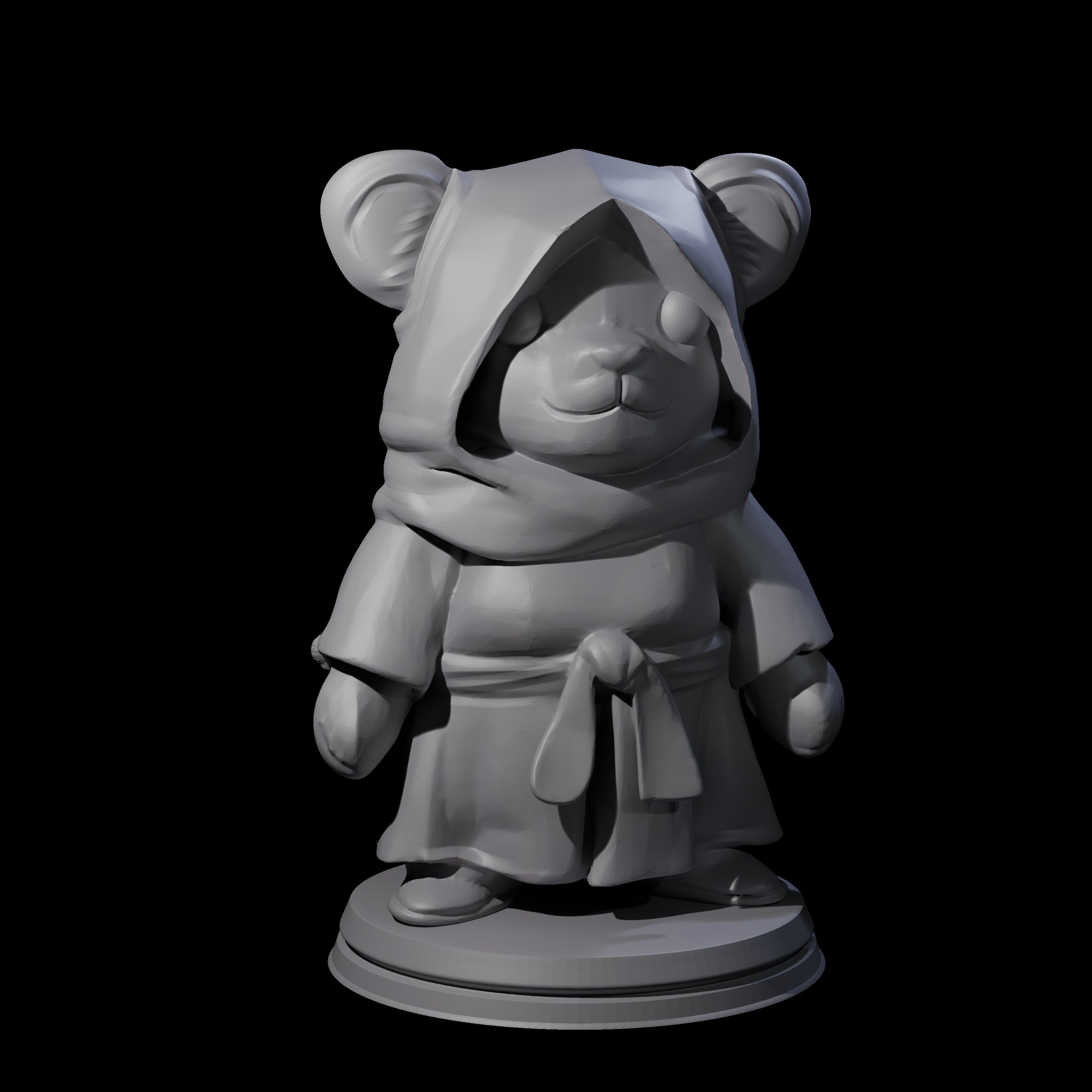 Cute Woodland Ursine E Miniature for Dungeons and Dragons, Pathfinder or other TTRPGs