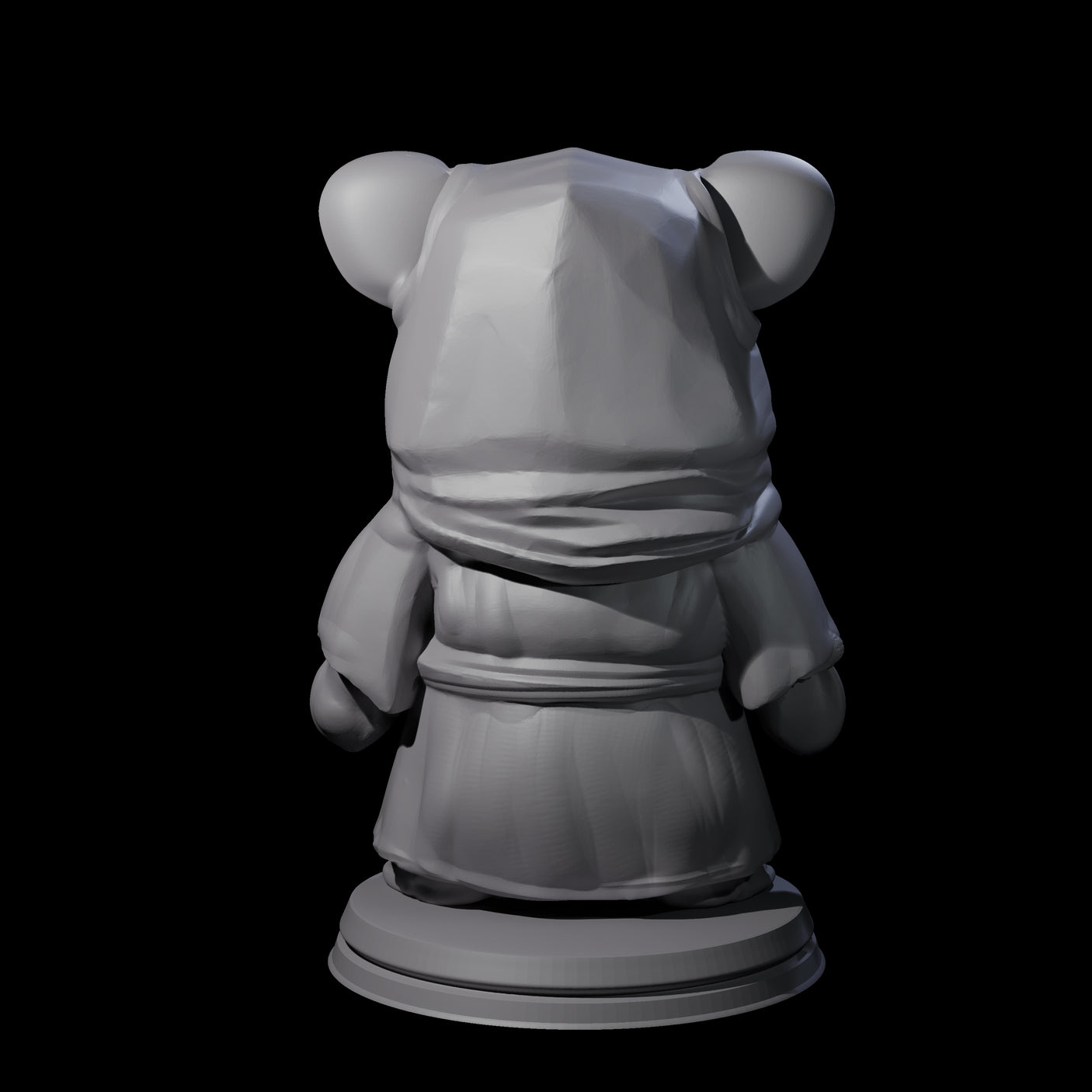 Cute Woodland Ursine E Miniature for Dungeons and Dragons, Pathfinder or other TTRPGs
