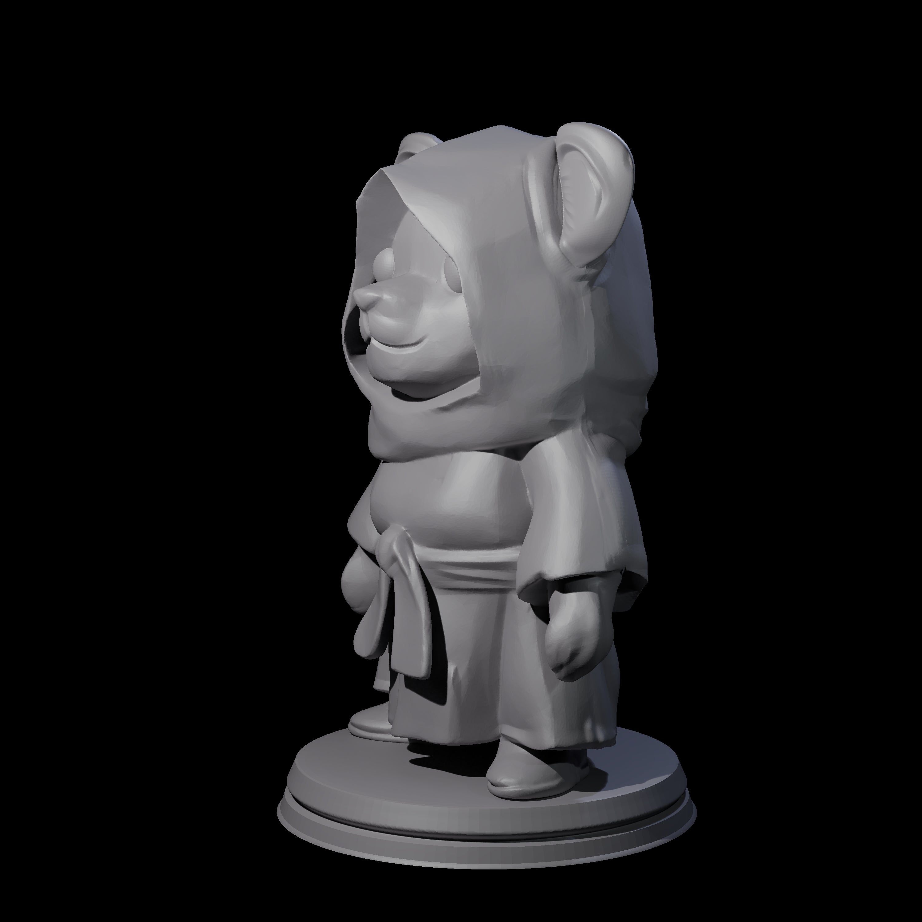 Cute Woodland Ursine E Miniature for Dungeons and Dragons, Pathfinder or other TTRPGs