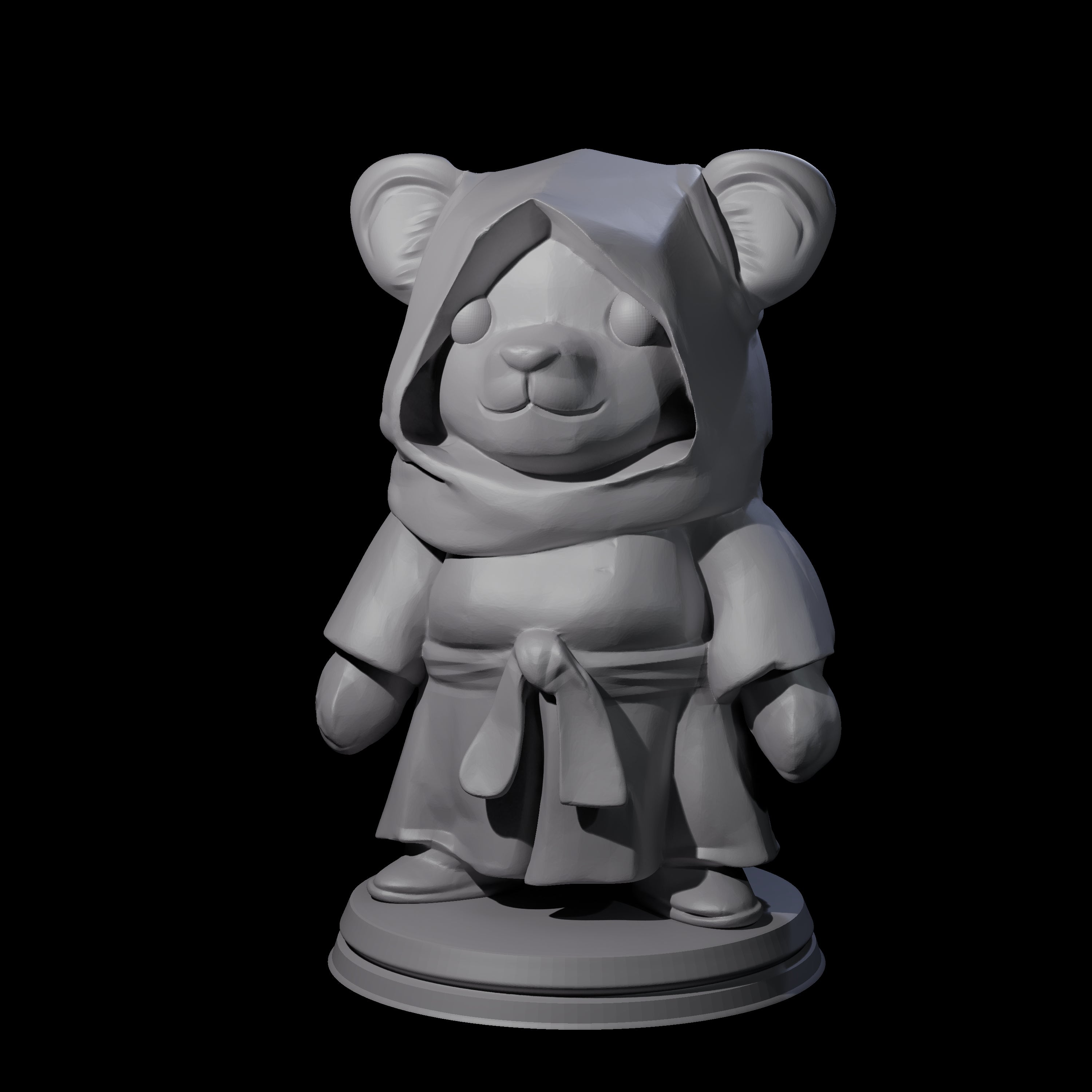 Cute Woodland Ursine E Miniature for Dungeons and Dragons, Pathfinder or other TTRPGs