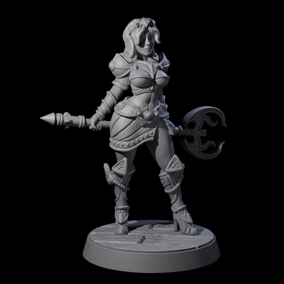 Cutesy Cleric Miniature for Dungeons and Dragons, Pathfinder or other TTRPGs