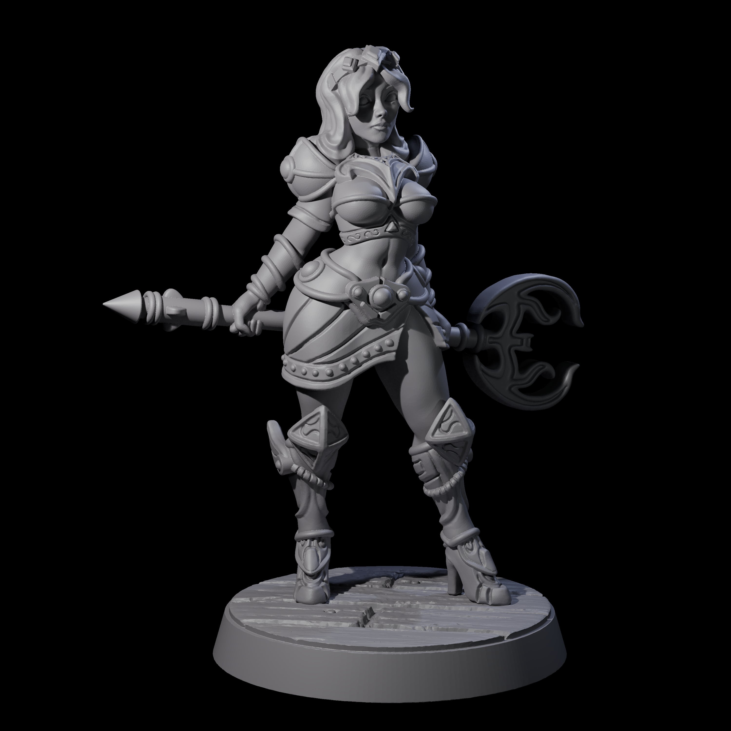 Cutesy Cleric Miniature for Dungeons and Dragons, Pathfinder or other TTRPGs