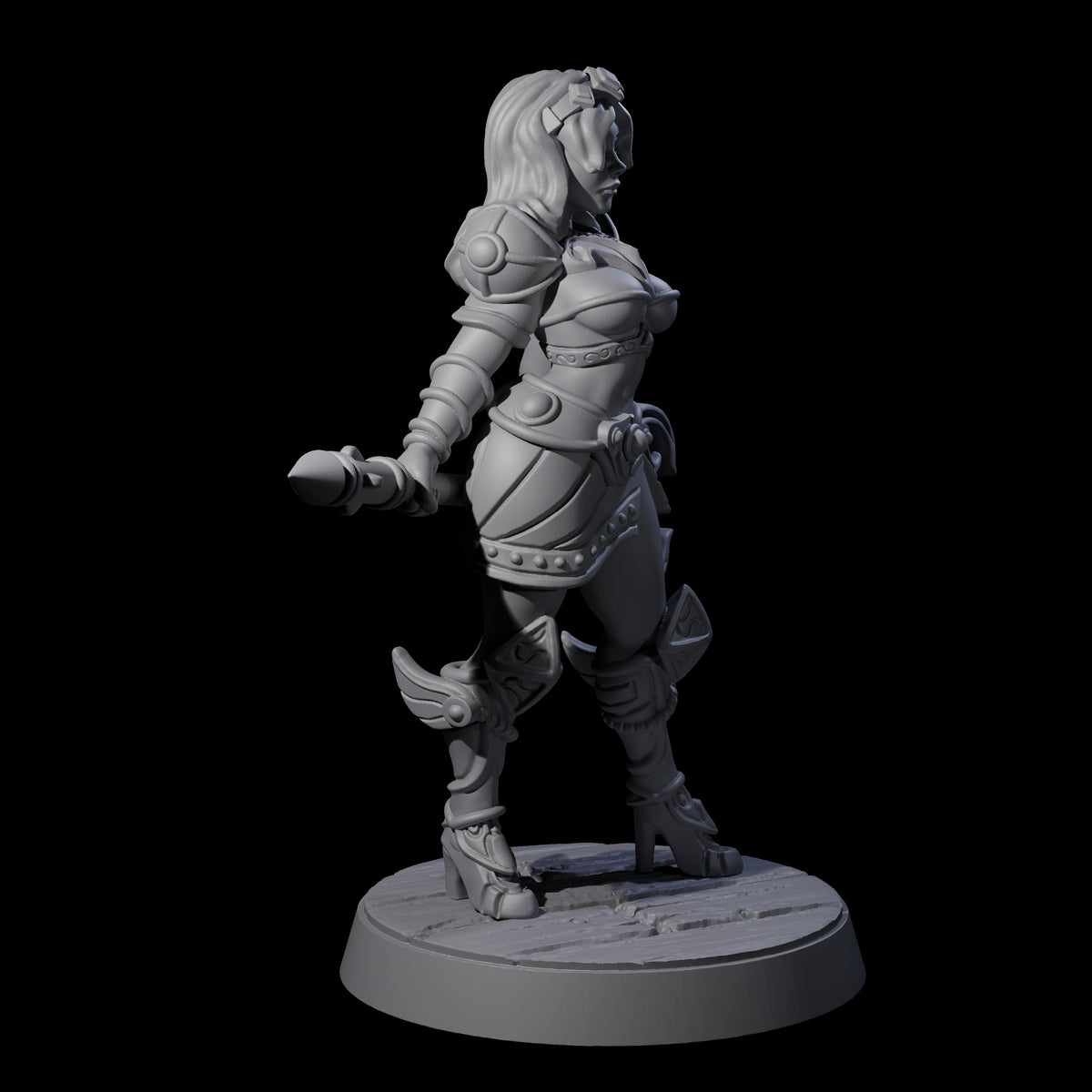 Cutesy Cleric Miniature for Dungeons and Dragons, Pathfinder or other TTRPGs