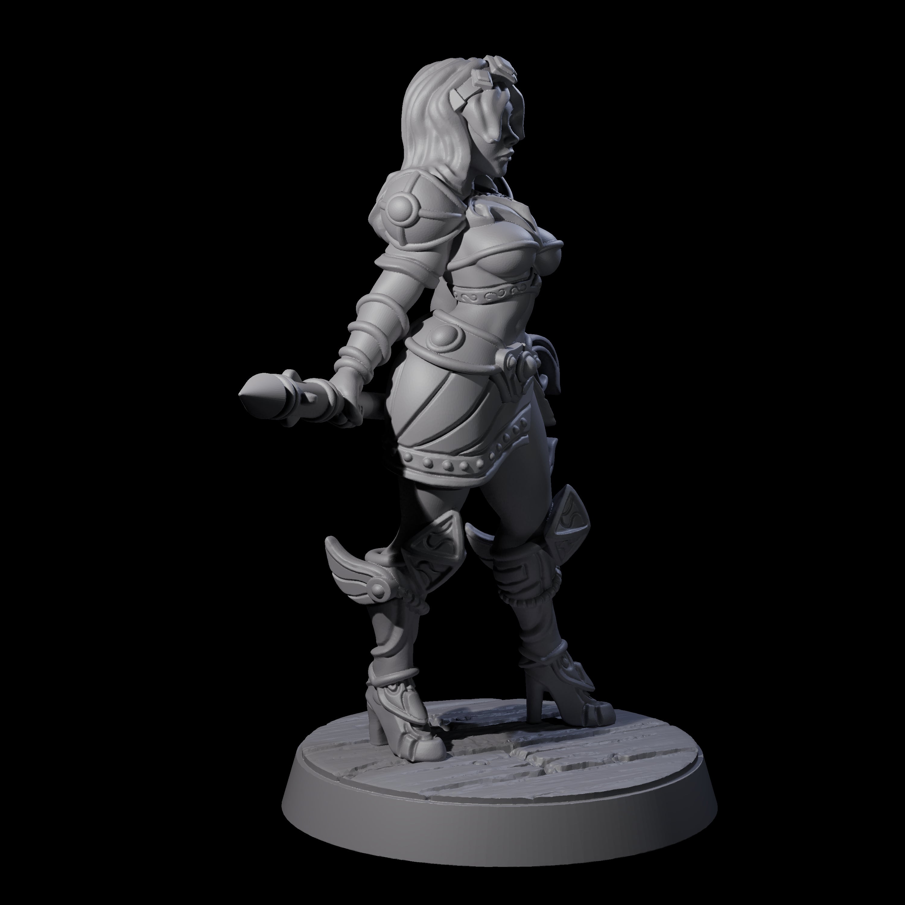 Cutesy Cleric Miniature for Dungeons and Dragons, Pathfinder or other TTRPGs