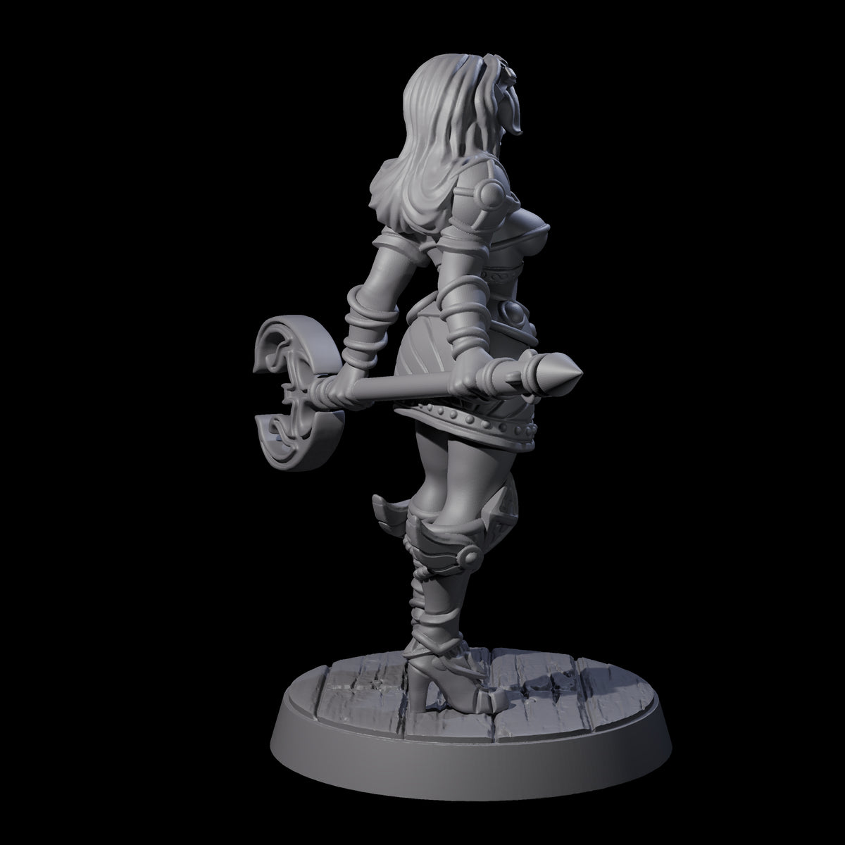 Cutesy Cleric Miniature for Dungeons and Dragons, Pathfinder or other TTRPGs