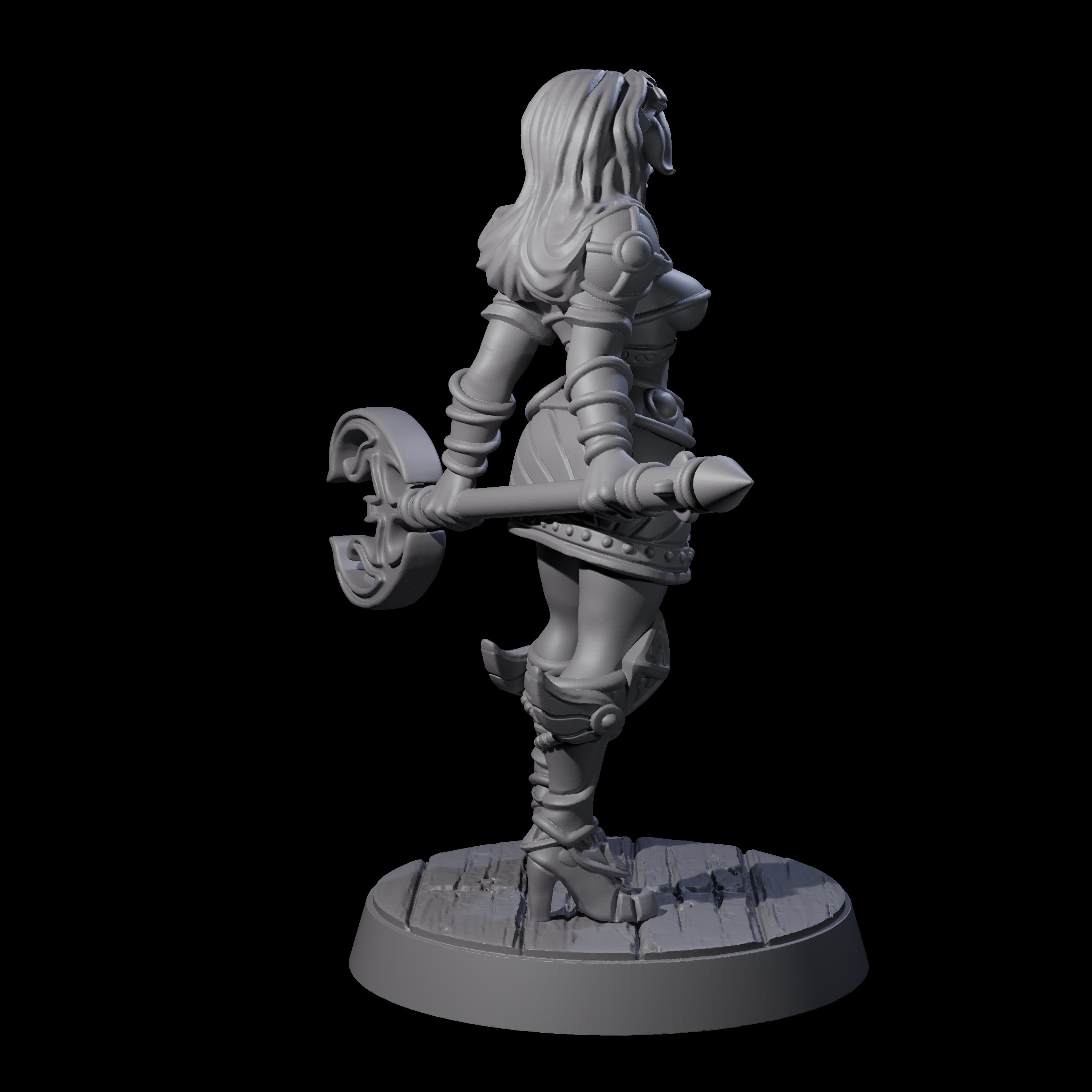 Cutesy Cleric Miniature for Dungeons and Dragons, Pathfinder or other TTRPGs