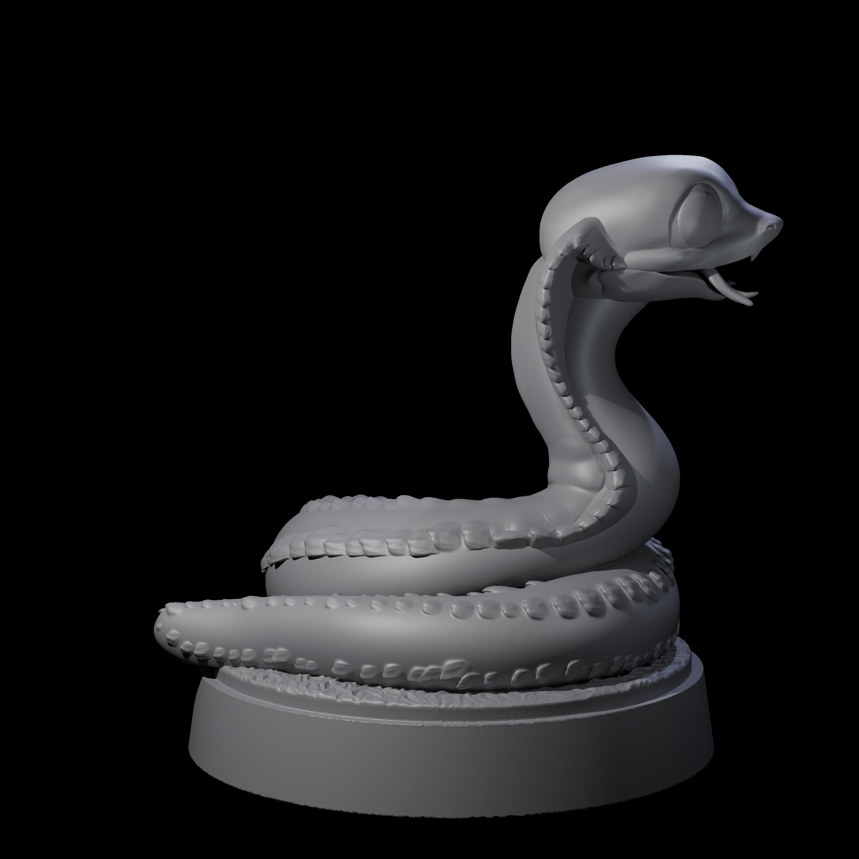 Cutsy Baby Snake Miniature for Dungeons and Dragons, Pathfinder or other TTRPGs