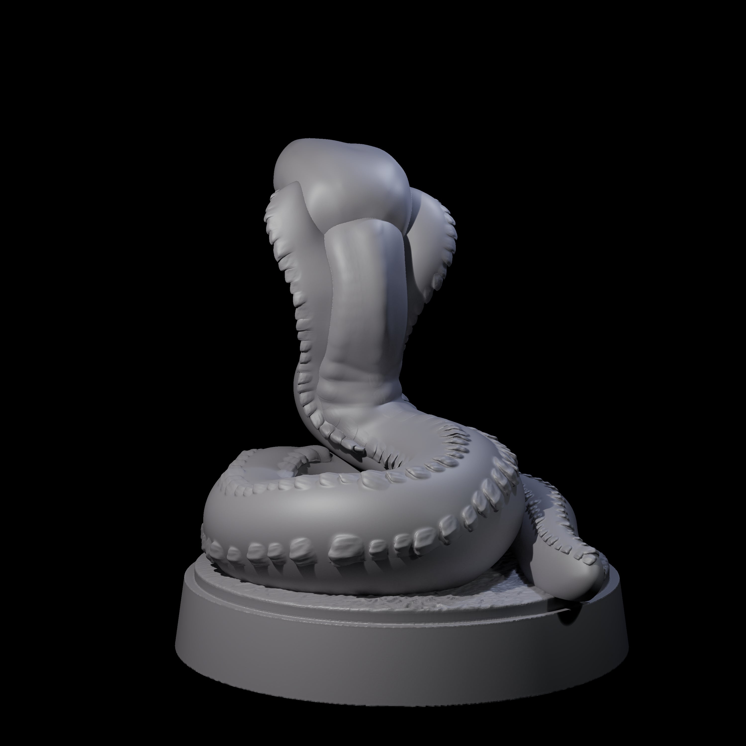 Cutsy Baby Snake Miniature for Dungeons and Dragons, Pathfinder or other TTRPGs