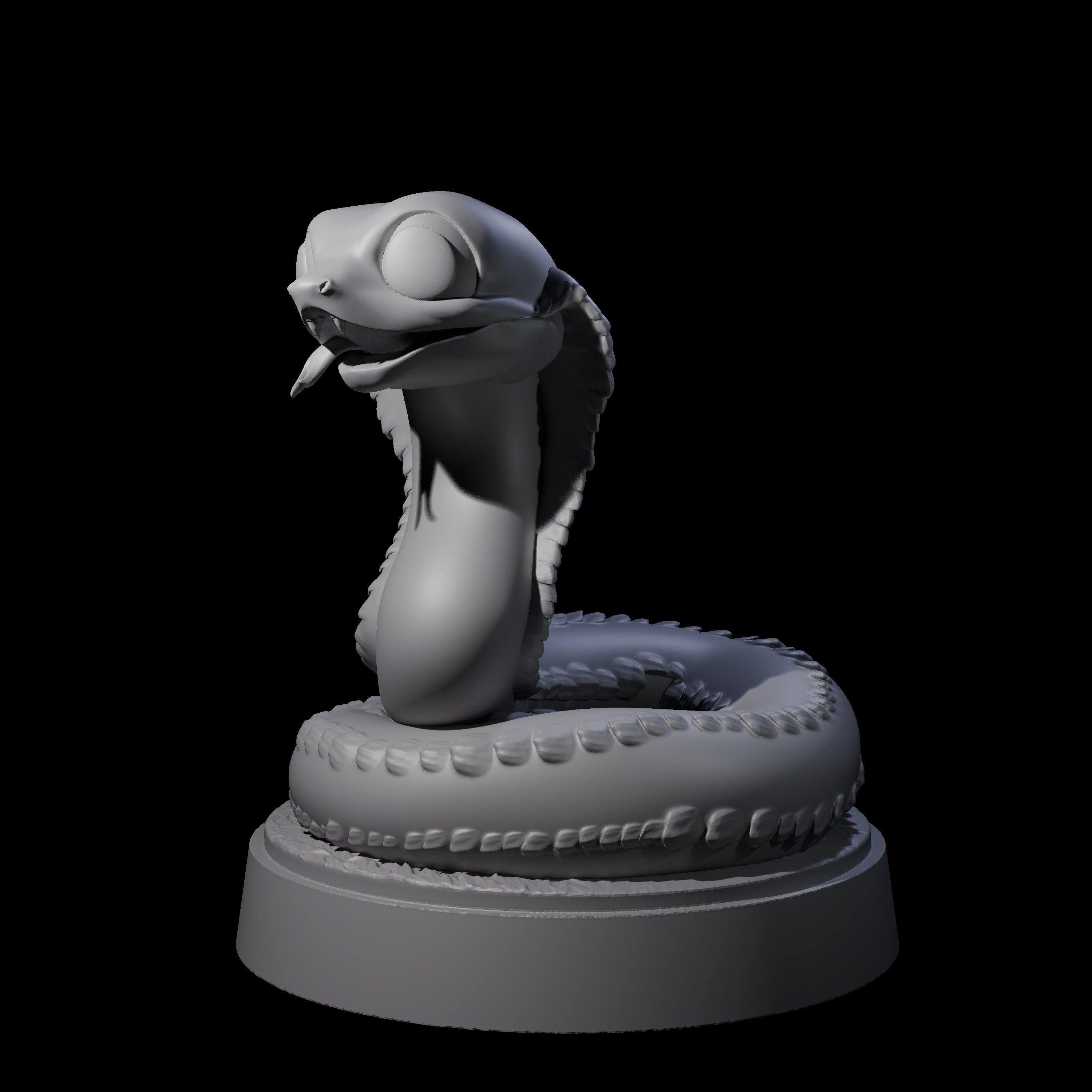 Cutsy Baby Snake Miniature for Dungeons and Dragons, Pathfinder or other TTRPGs