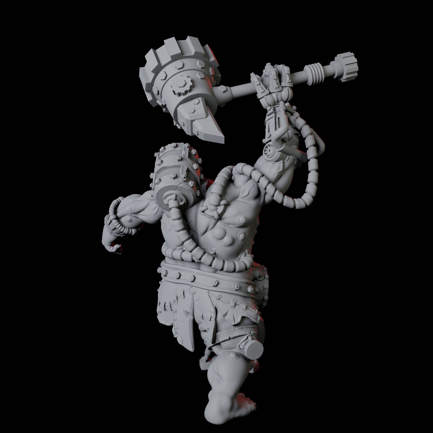 Cyborg Abomination Miniature for Dungeons and Dragons, Pathfinder or other TTRPGs