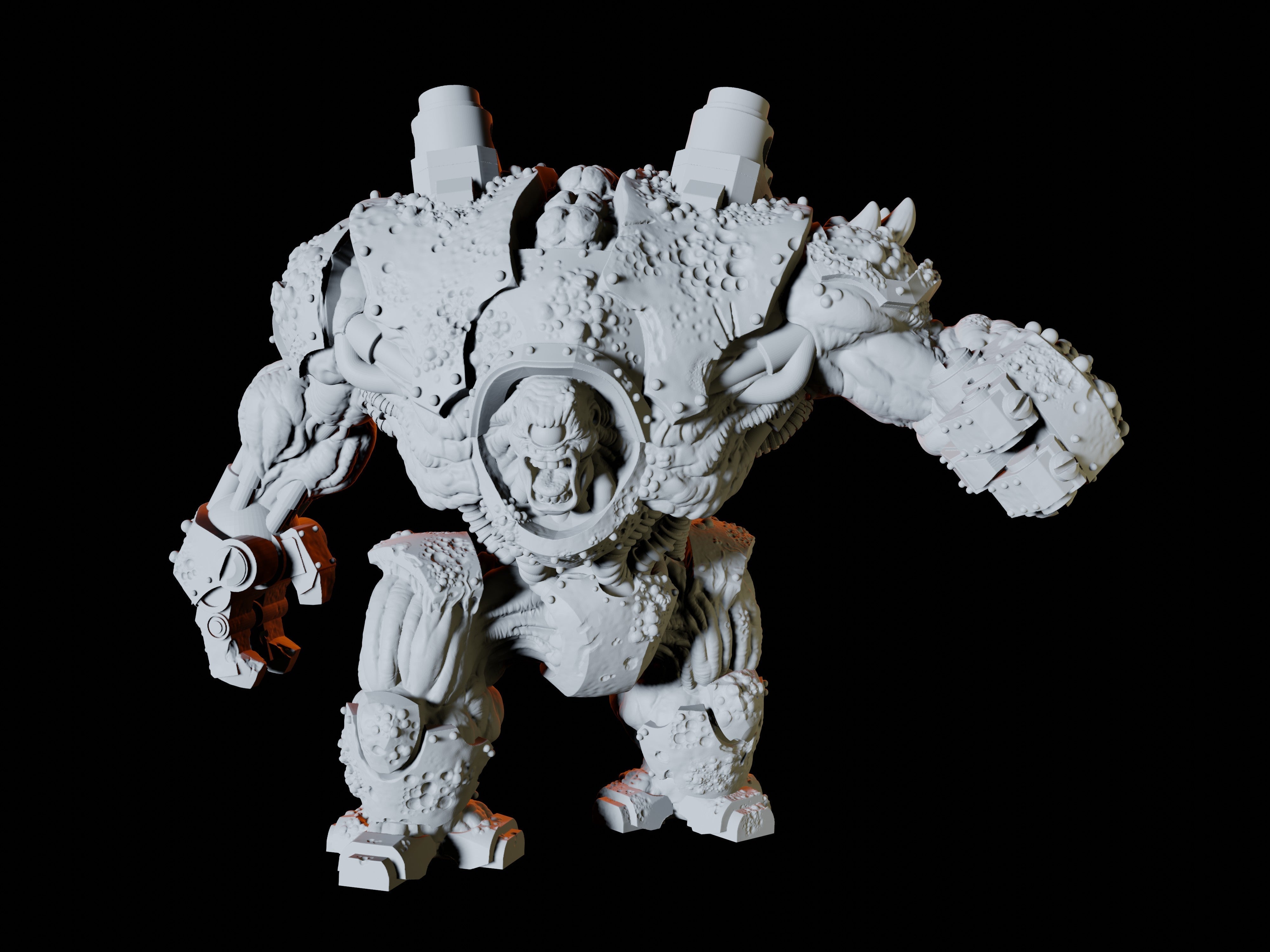 Cyborg Cyclops Miniature for Dungeons and Dragons, Pathfinder or other TTRPGs