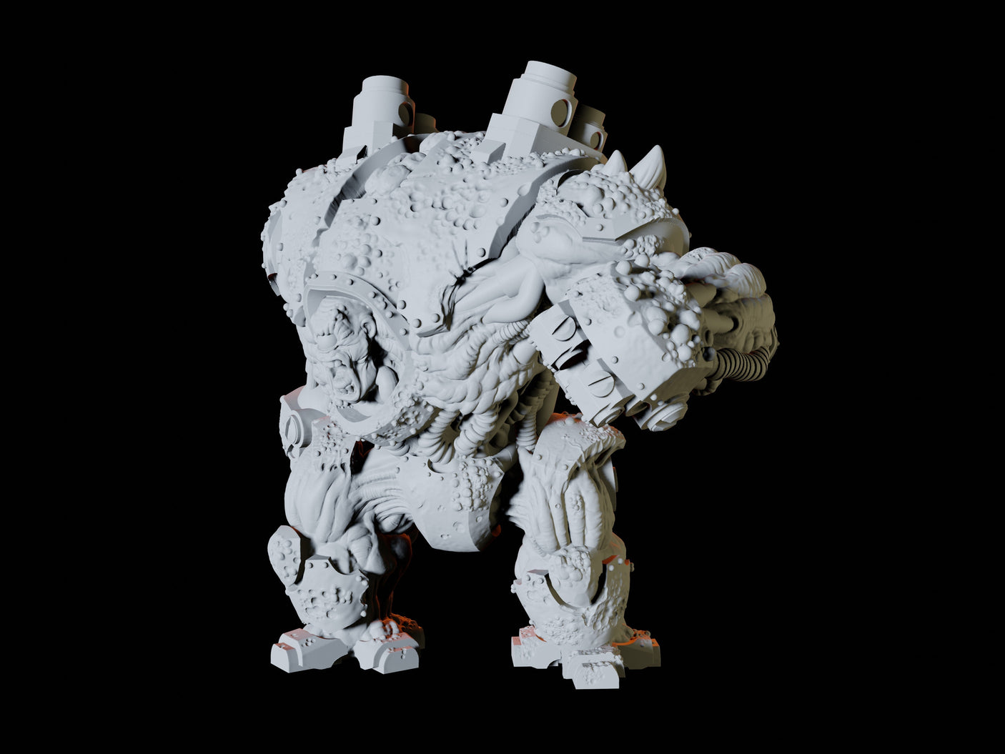 Cyborg Cyclops Miniature for Dungeons and Dragons, Pathfinder or other TTRPGs