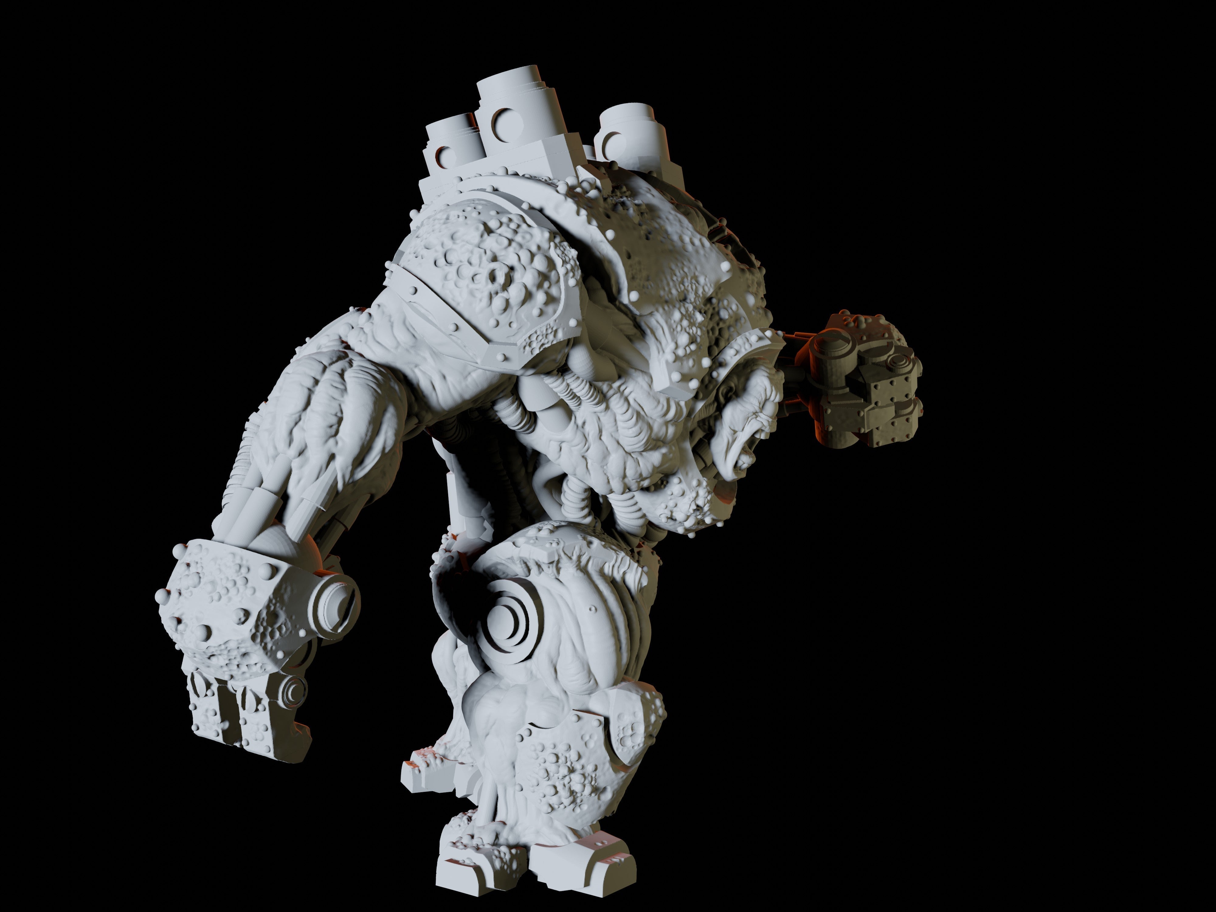 Cyborg Cyclops Miniature for Dungeons and Dragons, Pathfinder or other TTRPGs