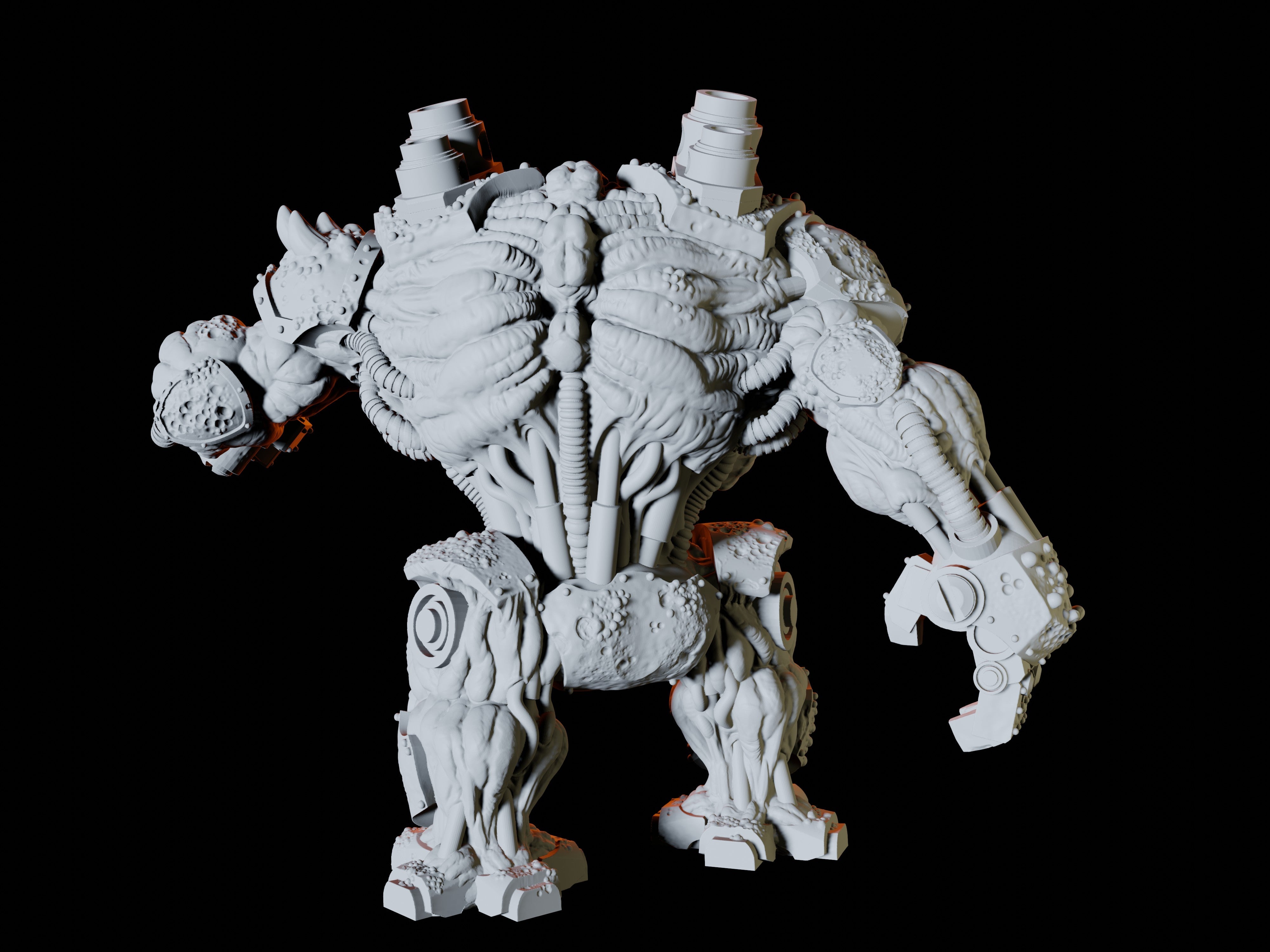 Cyborg Cyclops Miniature for Dungeons and Dragons, Pathfinder or other TTRPGs