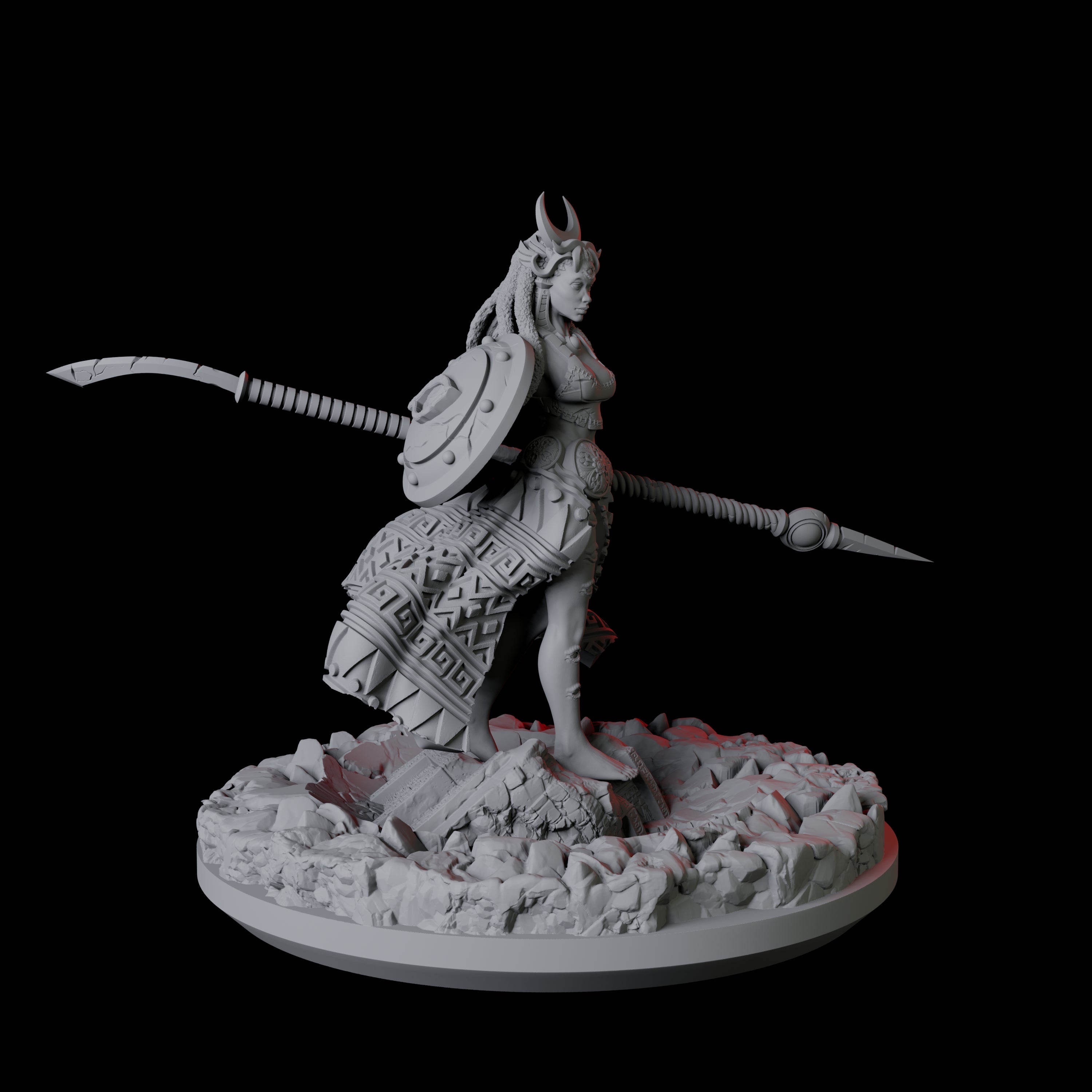 Dalikamata, God of Eyes Miniature for Dungeons and Dragons, Pathfinder or other TTRPGs