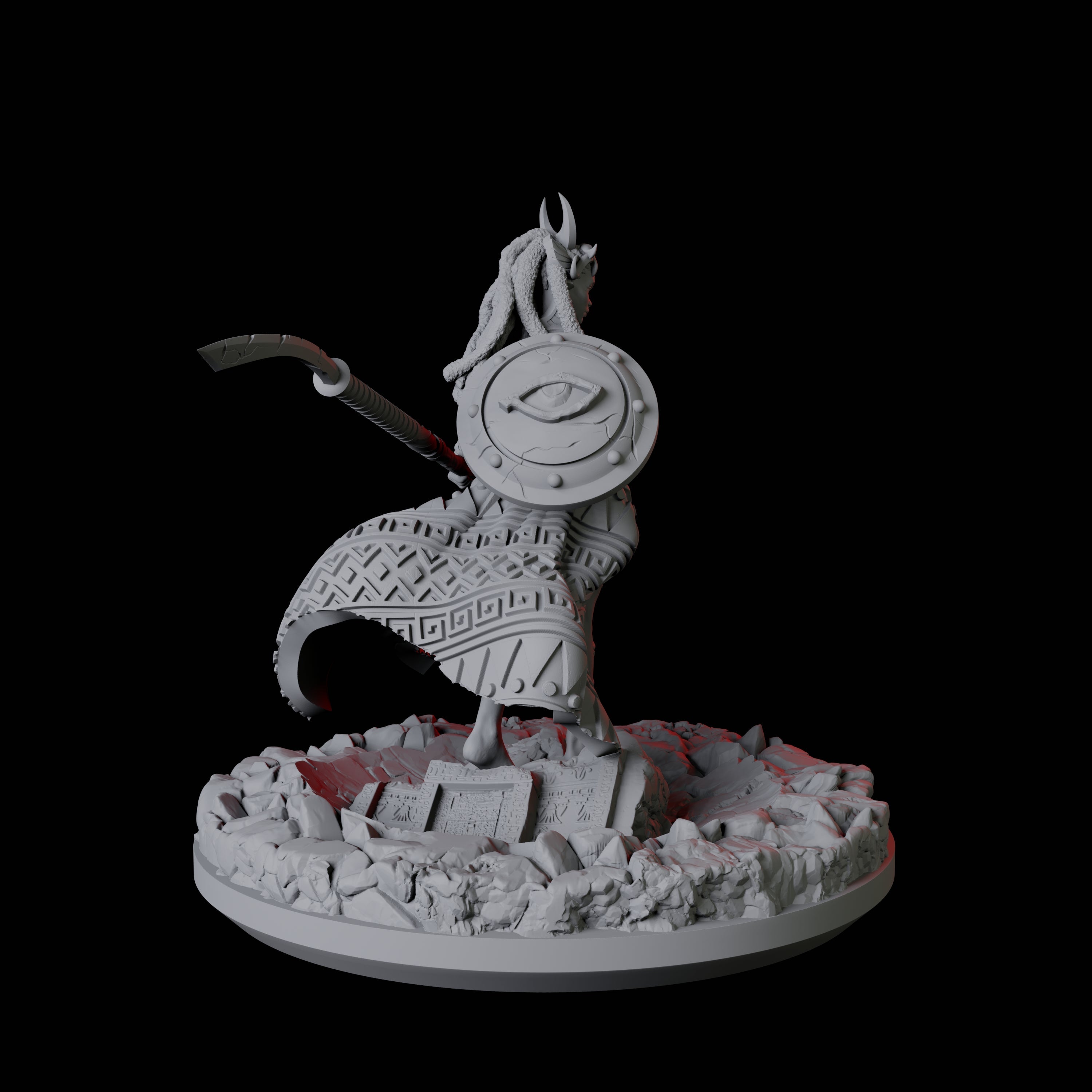 Dalikamata, God of Eyes Miniature for Dungeons and Dragons, Pathfinder or other TTRPGs