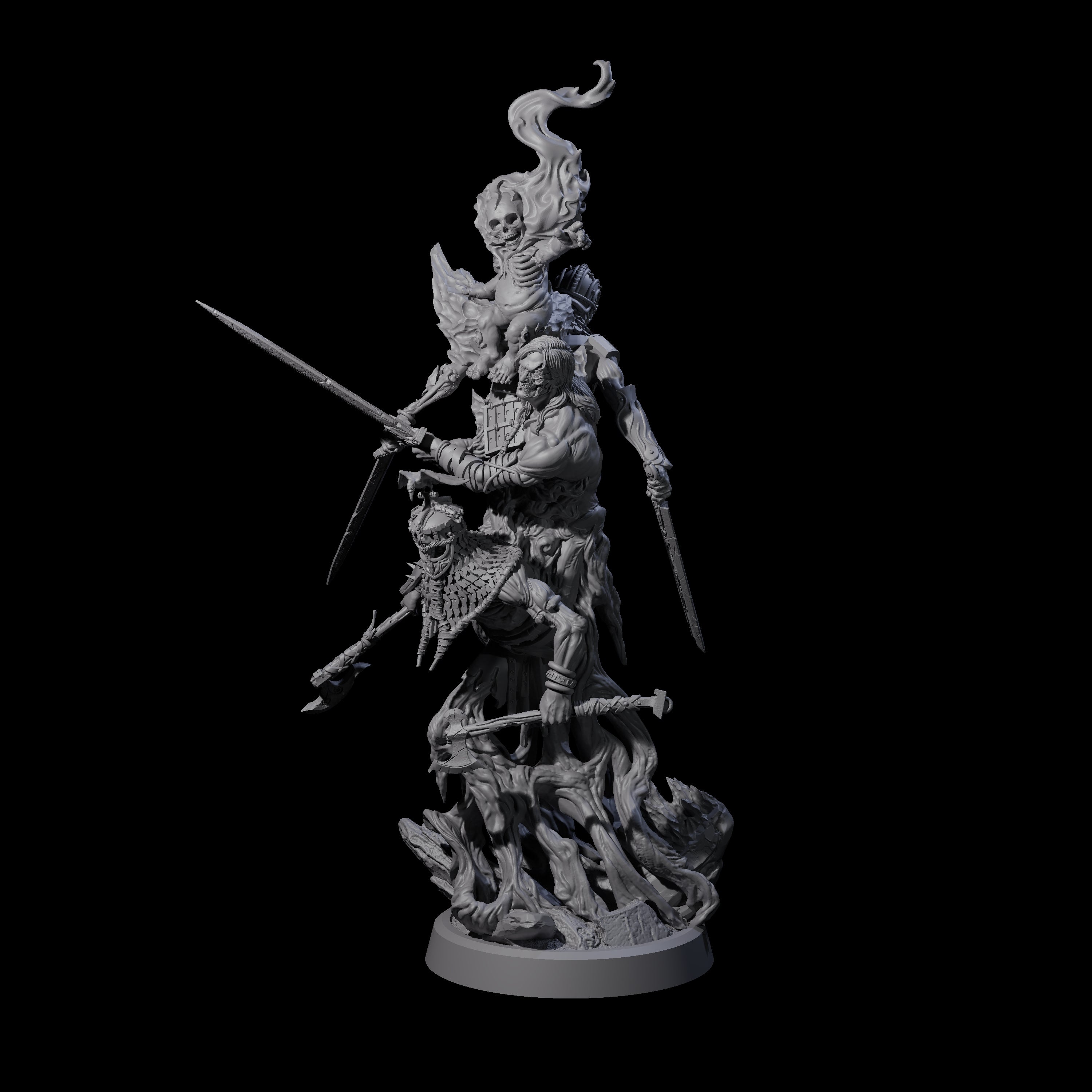 Dangerous Caller in Darkness Miniature for Dungeons and Dragons, Pathfinder or other TTRPGs