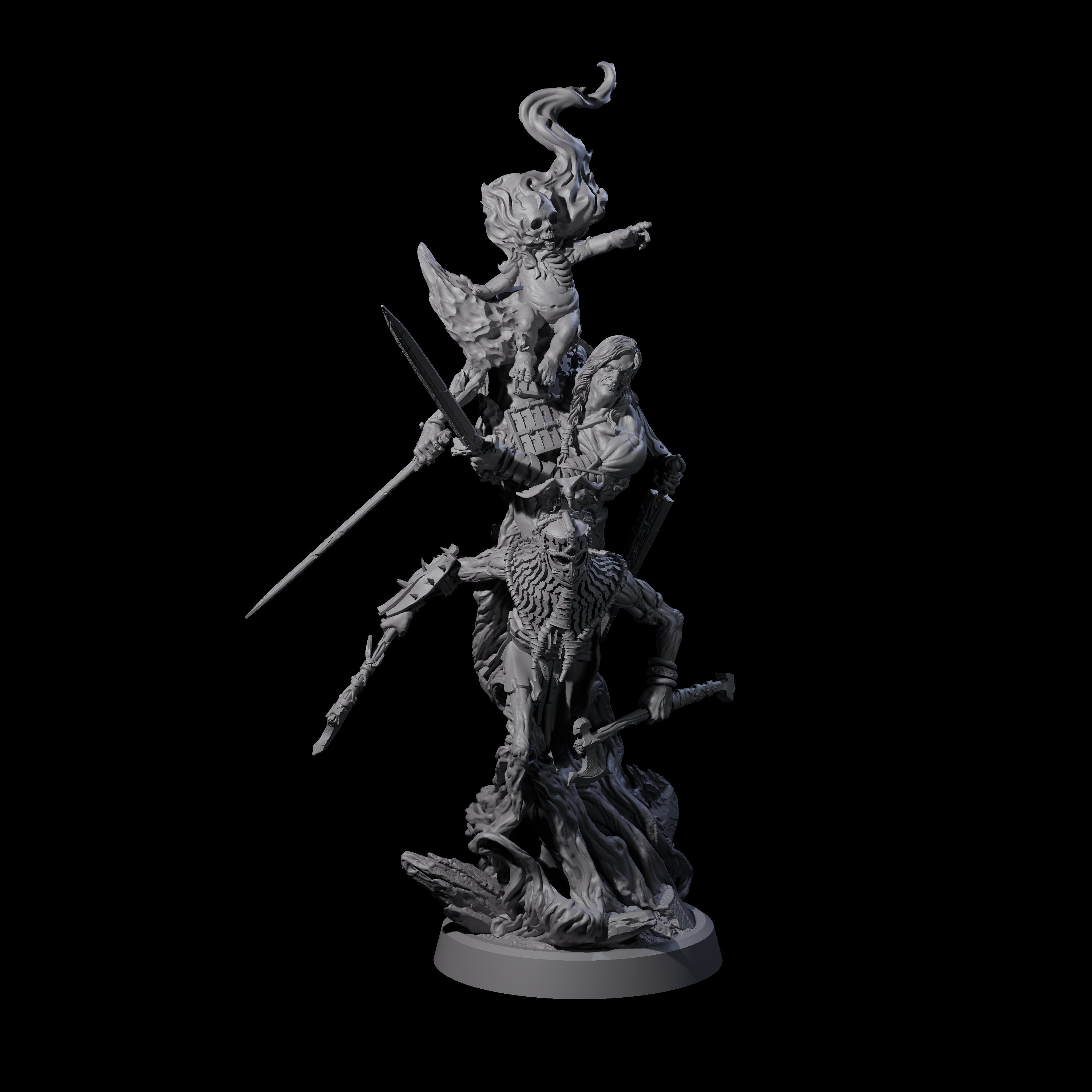 Dangerous Caller in Darkness Miniature for Dungeons and Dragons, Pathfinder or other TTRPGs