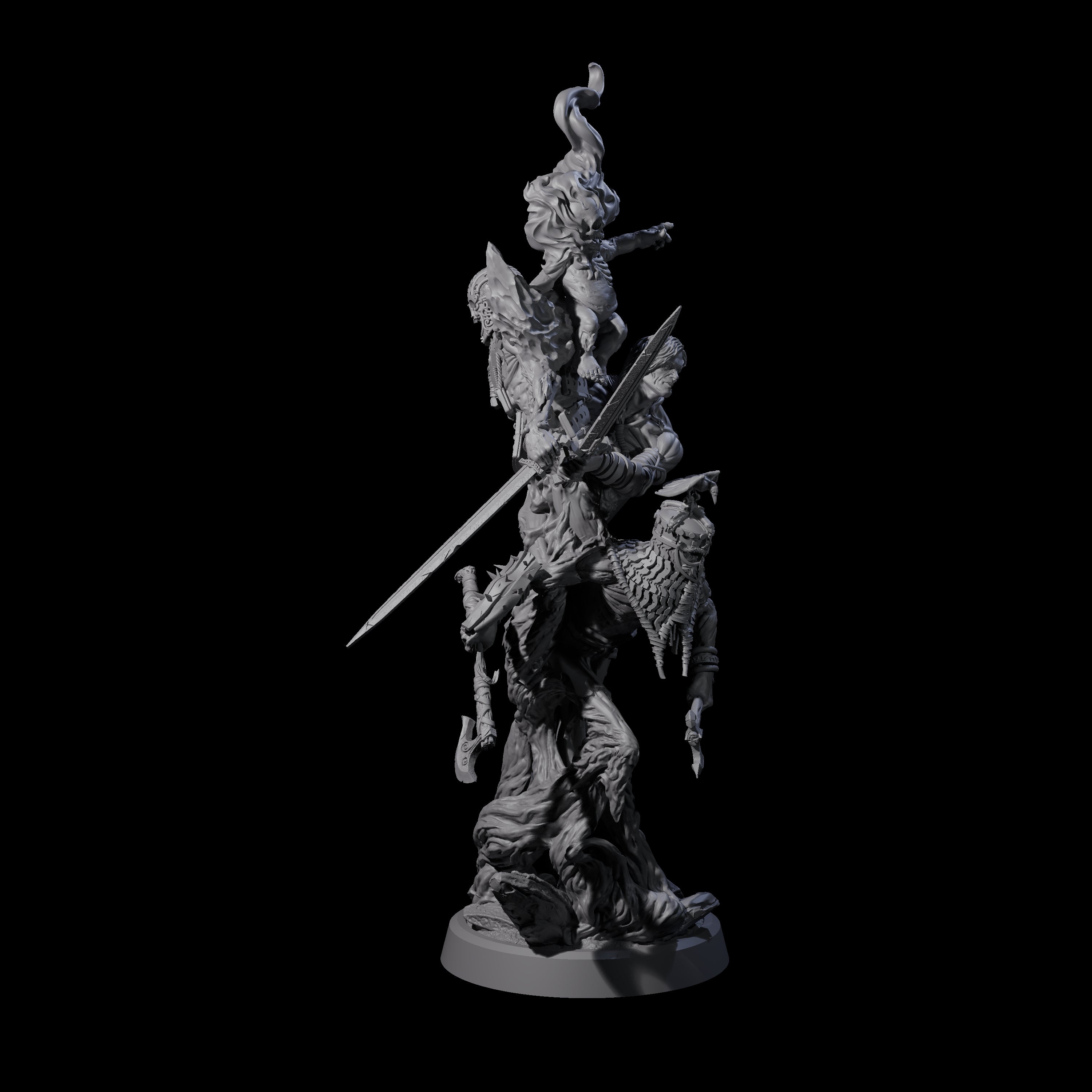Dangerous Caller in Darkness Miniature for Dungeons and Dragons, Pathfinder or other TTRPGs