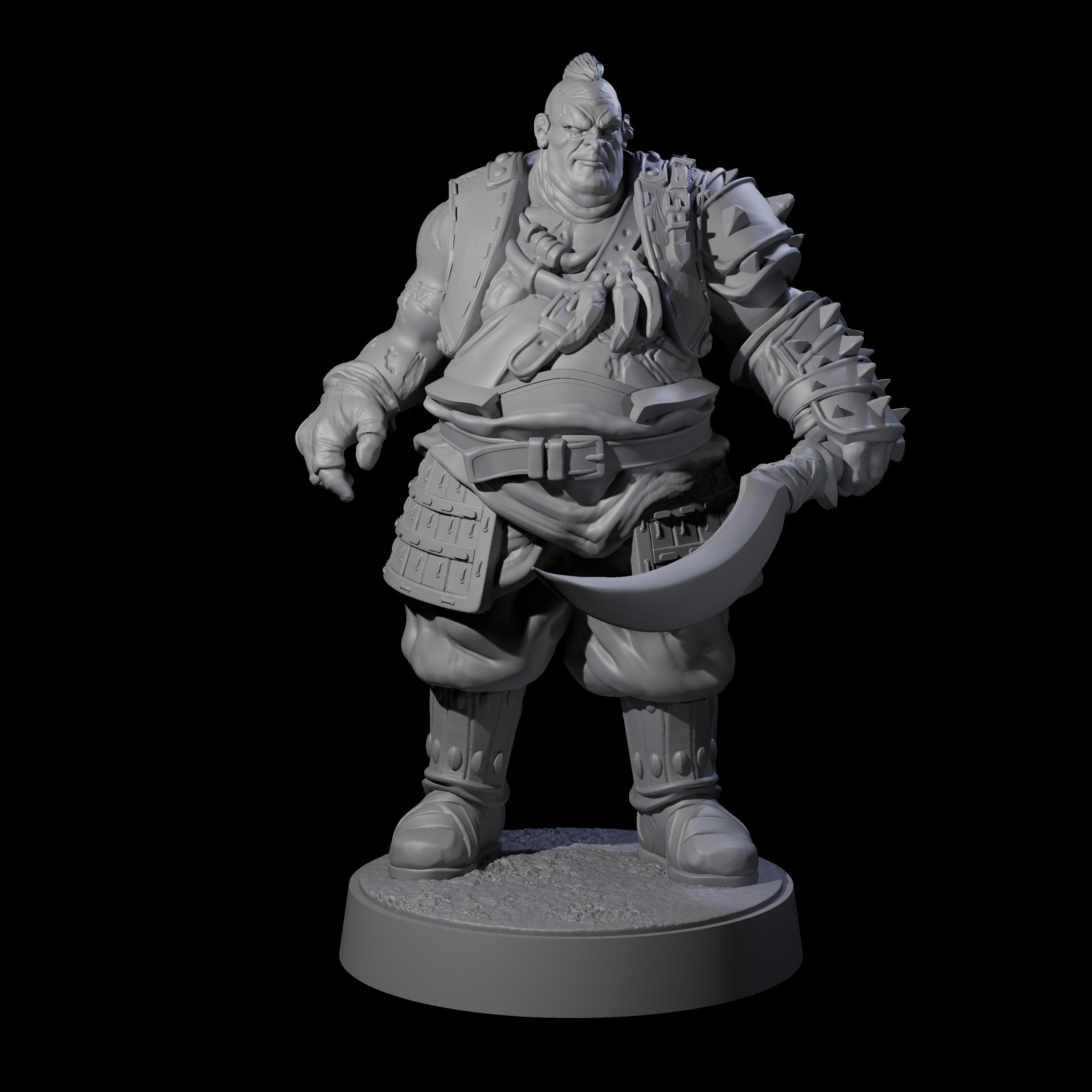 Dangerous Mercenary Miniature for Dungeons and Dragons, Pathfinder or other TTRPGs