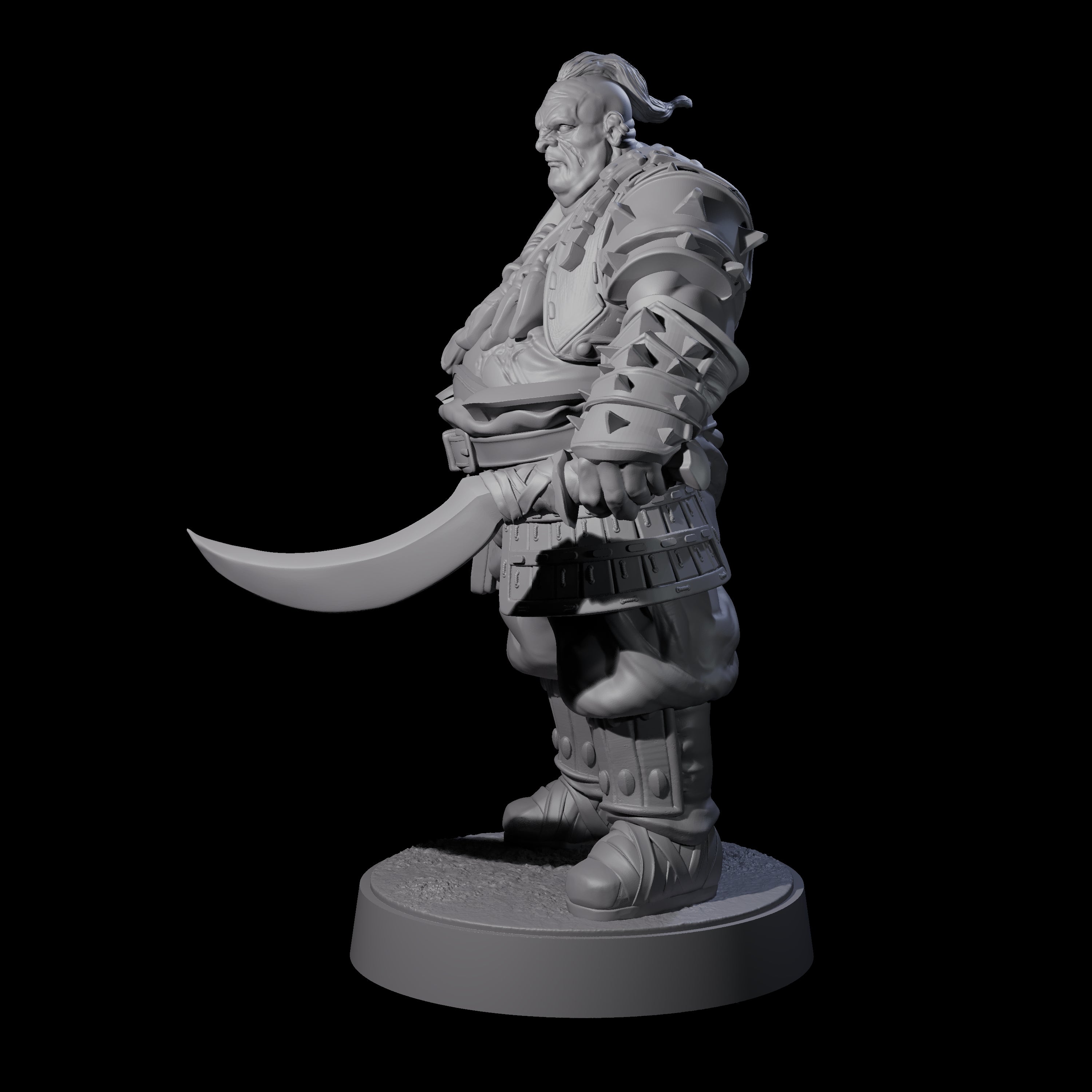 Dangerous Mercenary Miniature for Dungeons and Dragons, Pathfinder or other TTRPGs