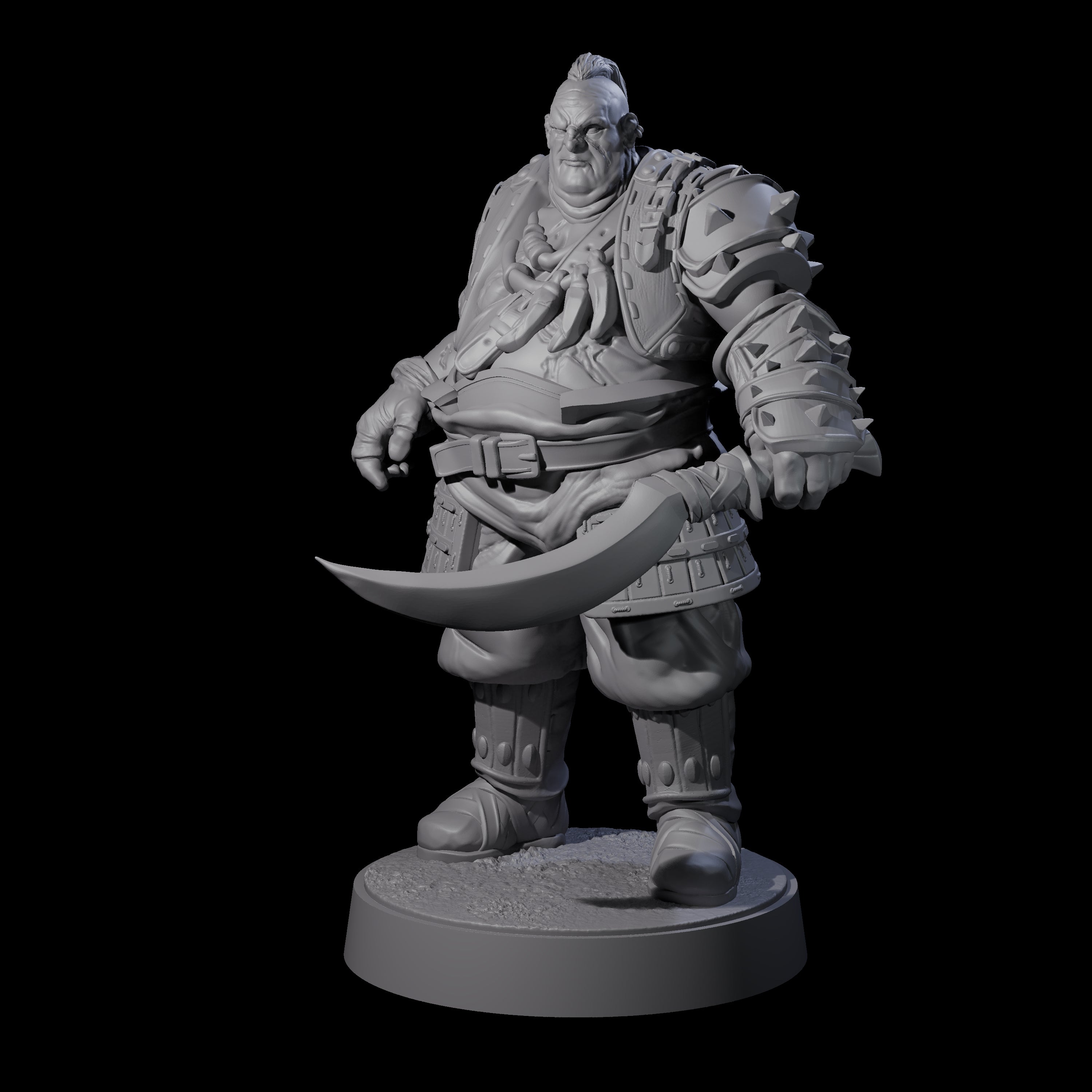 Dangerous Mercenary Miniature for Dungeons and Dragons, Pathfinder or other TTRPGs