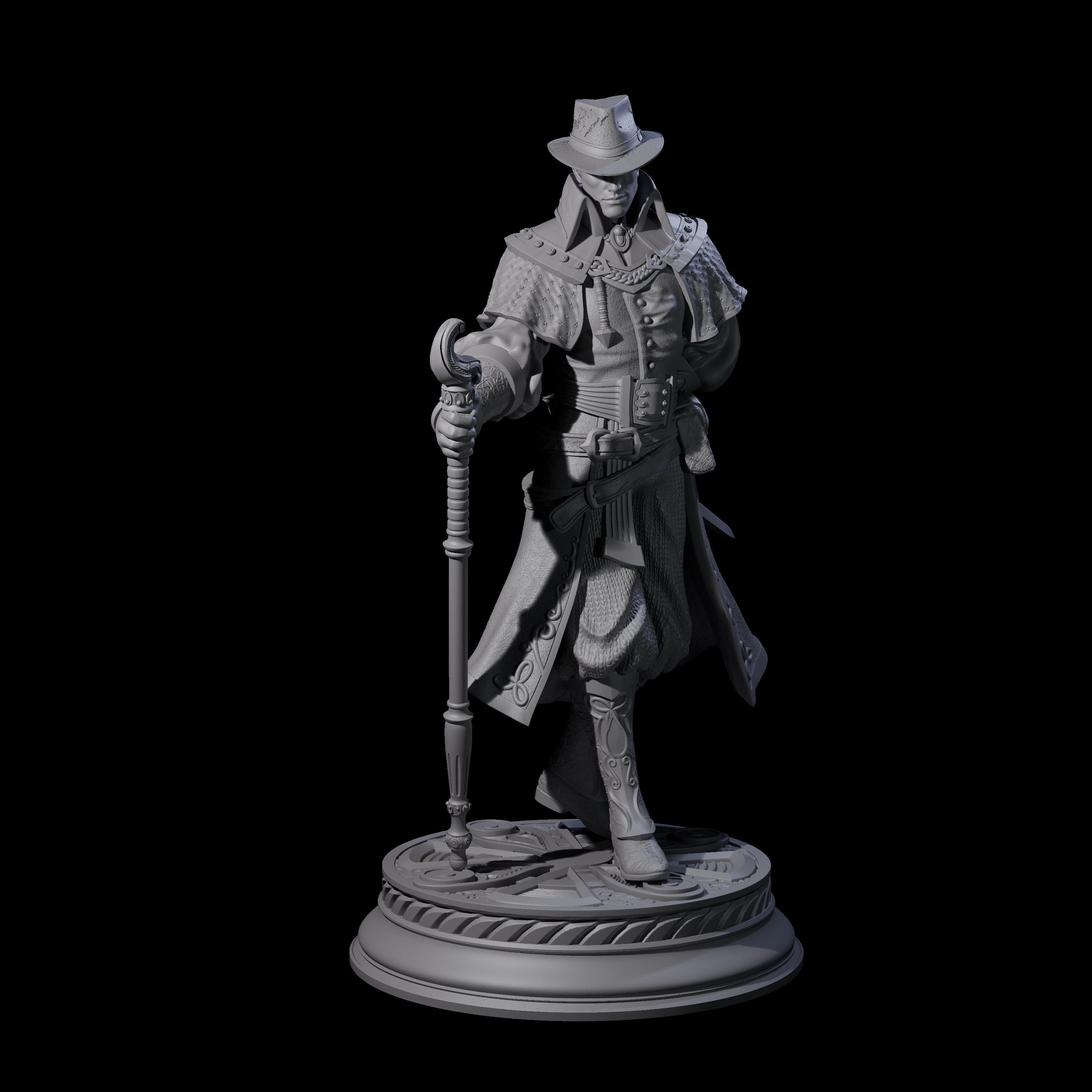 Dapper Human Gentleman Miniature for Dungeons and Dragons, Pathfinder or other TTRPGs