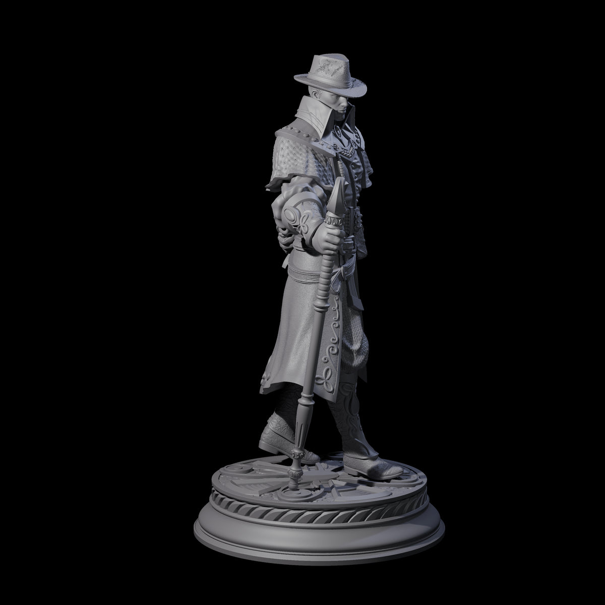 Dapper Human Gentleman Miniature for Dungeons and Dragons, Pathfinder or other TTRPGs