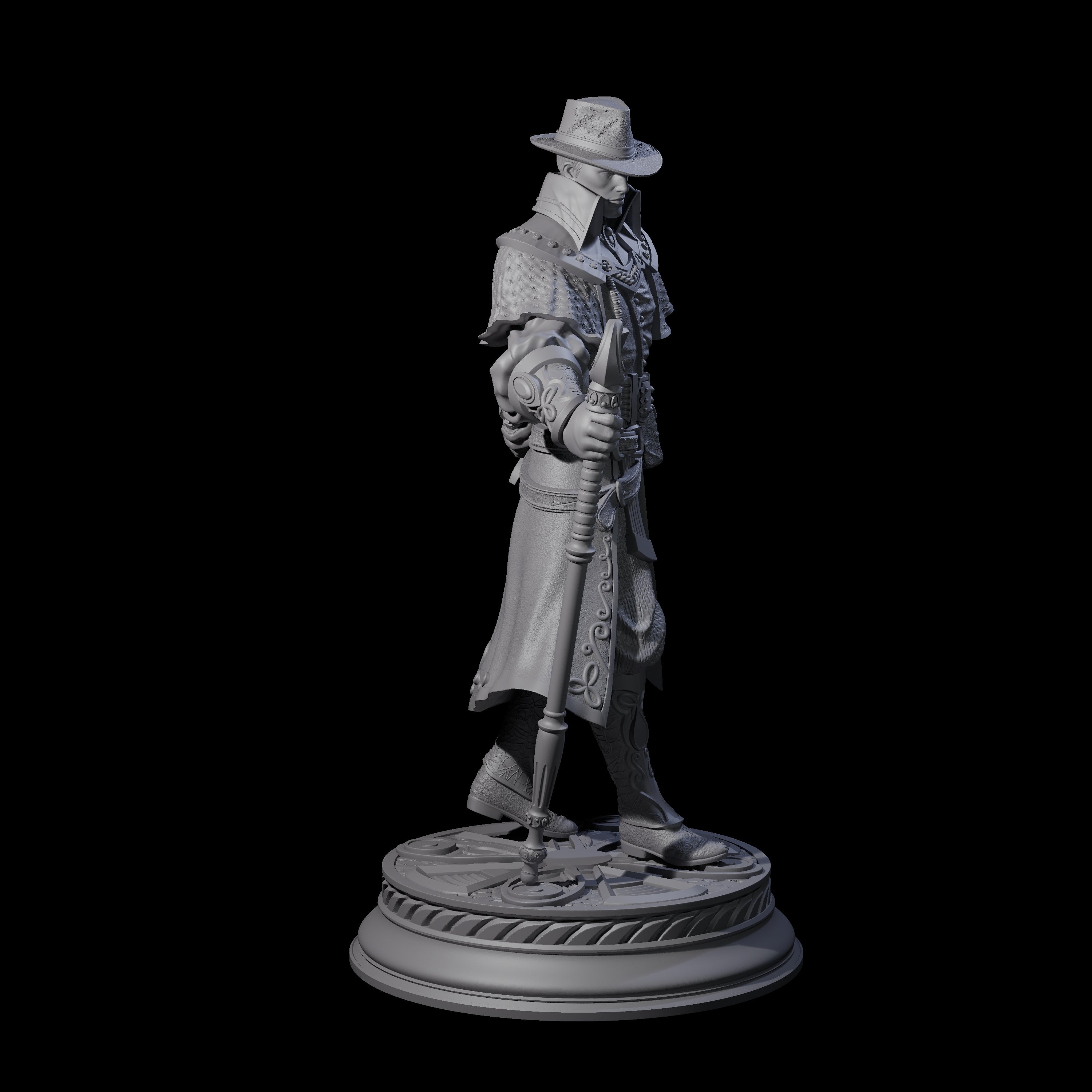 Dapper Human Gentleman Miniature for Dungeons and Dragons, Pathfinder or other TTRPGs
