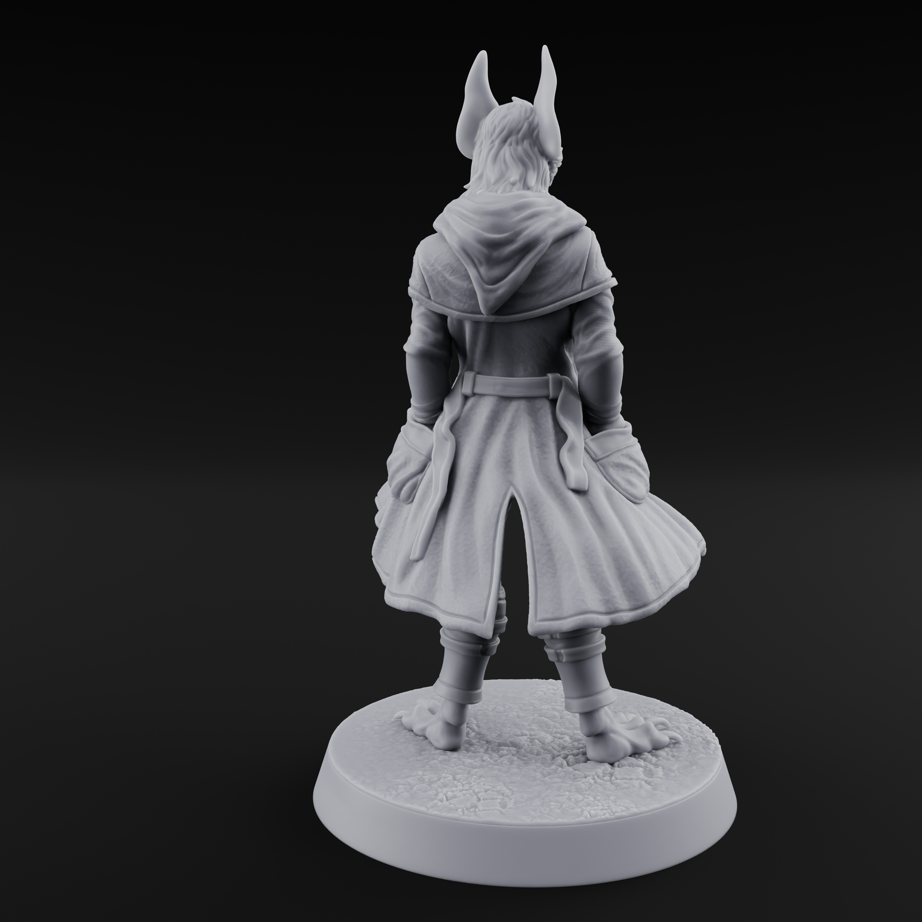 Dapper Werebat Nobleman Miniature for Dungeons and Dragons, Pathfinder or other TTRPGs