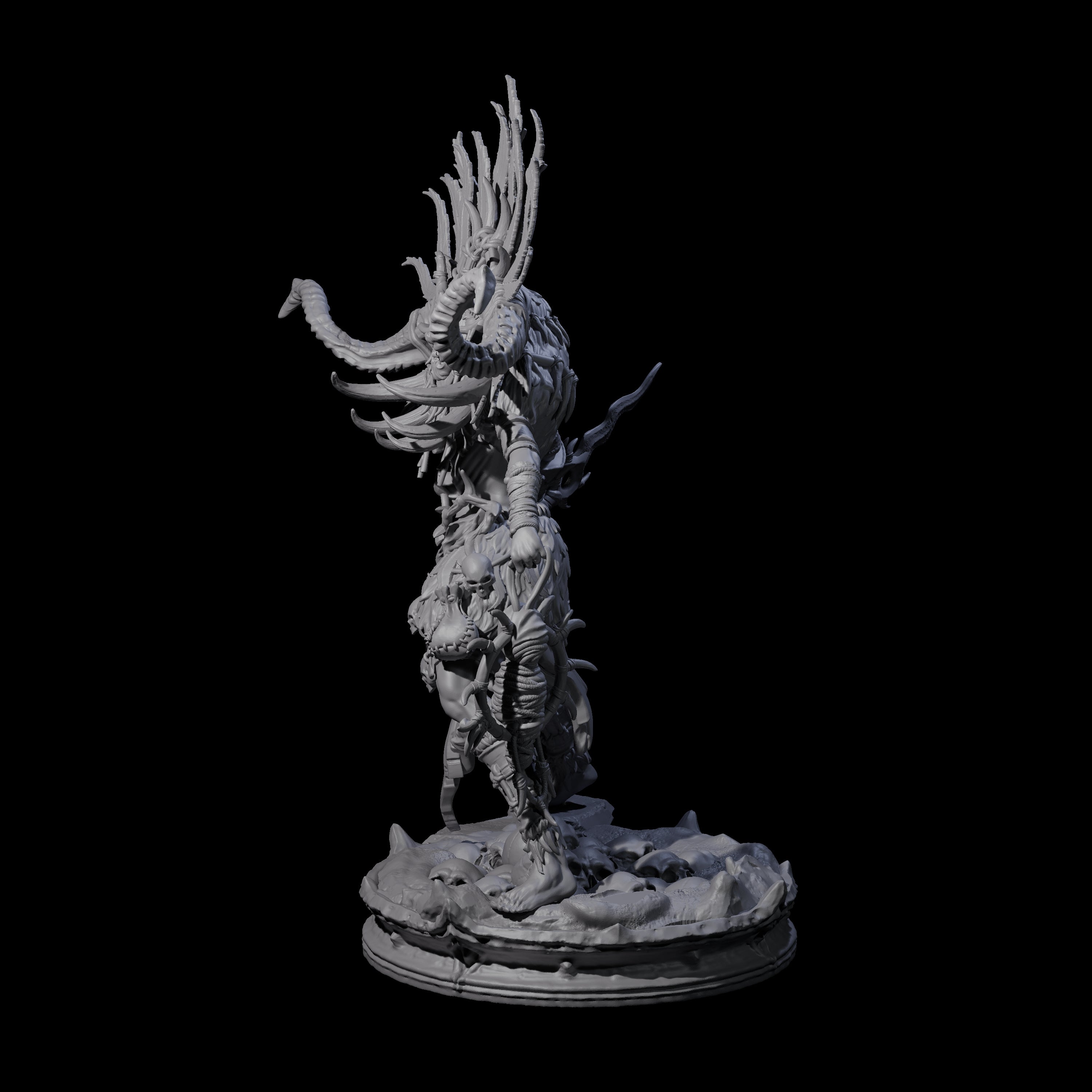 Dark Elf Umbral Seer A Miniature for Dungeons and Dragons, Pathfinder or other TTRPGs