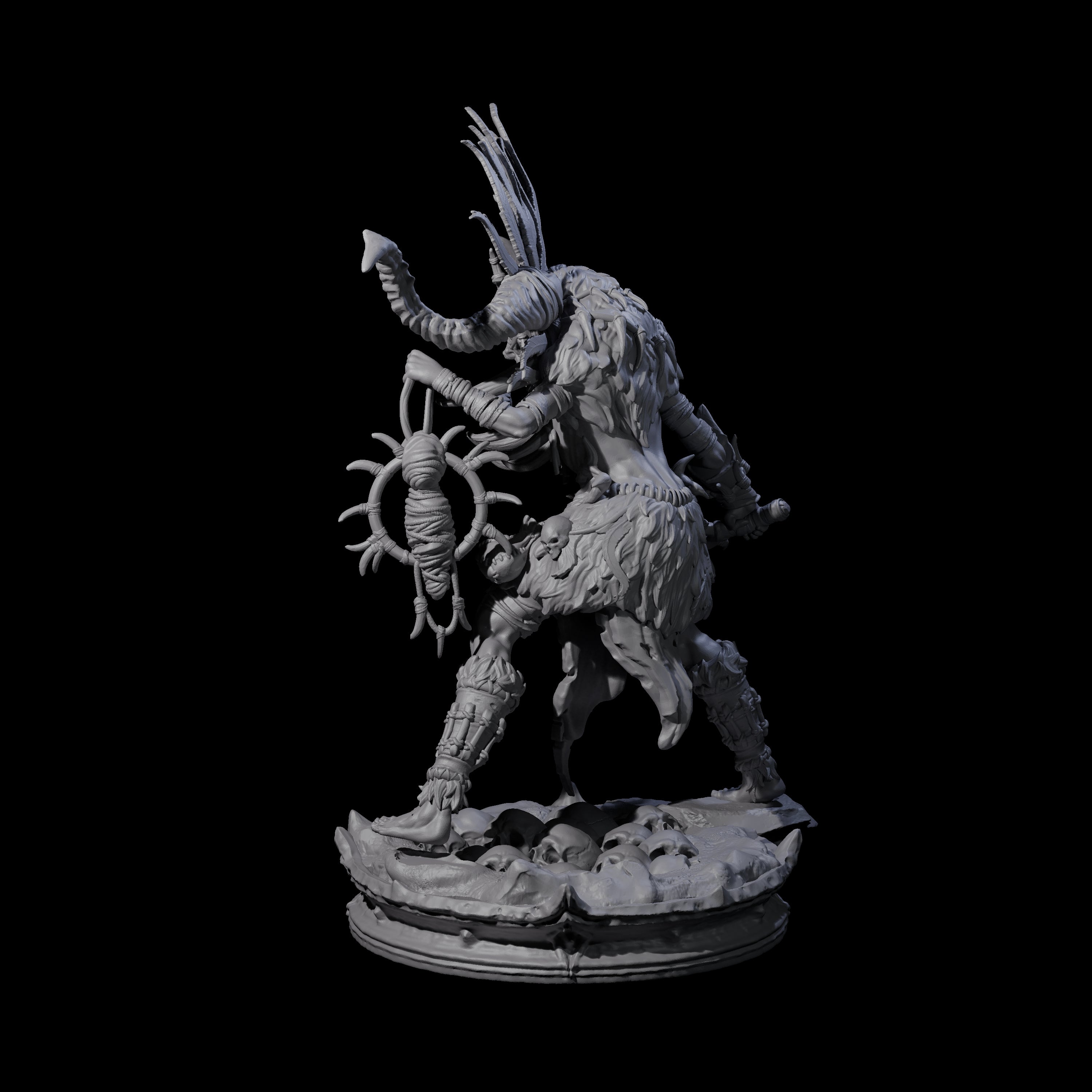 Dark Elf Umbral Seer B Miniature for Dungeons and Dragons, Pathfinder or other TTRPGs