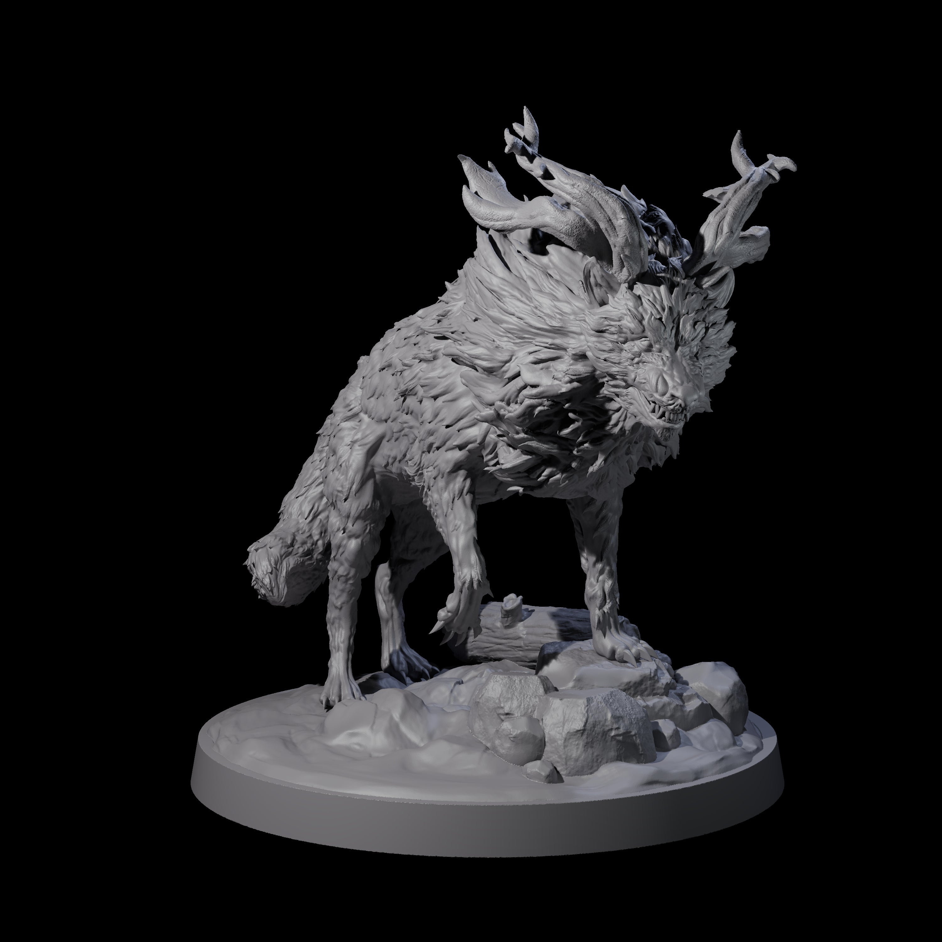 Dark Gwyllhi B Miniature for Dungeons and Dragons, Pathfinder or other TTRPGs