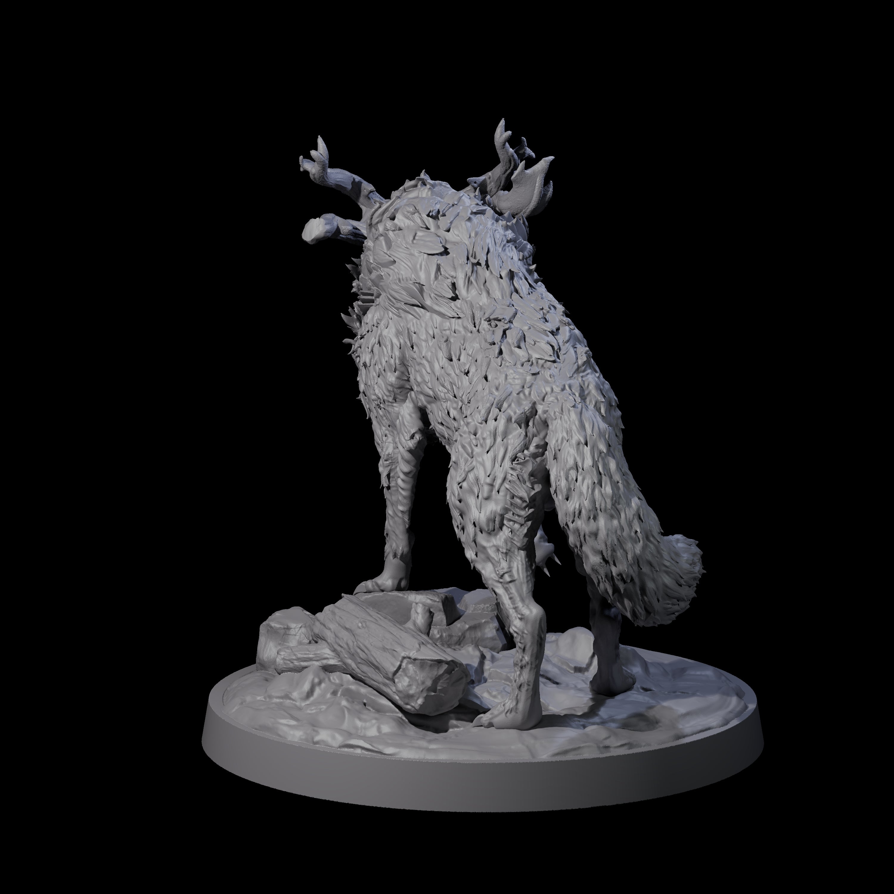 Dark Gwyllhi B Miniature for Dungeons and Dragons, Pathfinder or other TTRPGs