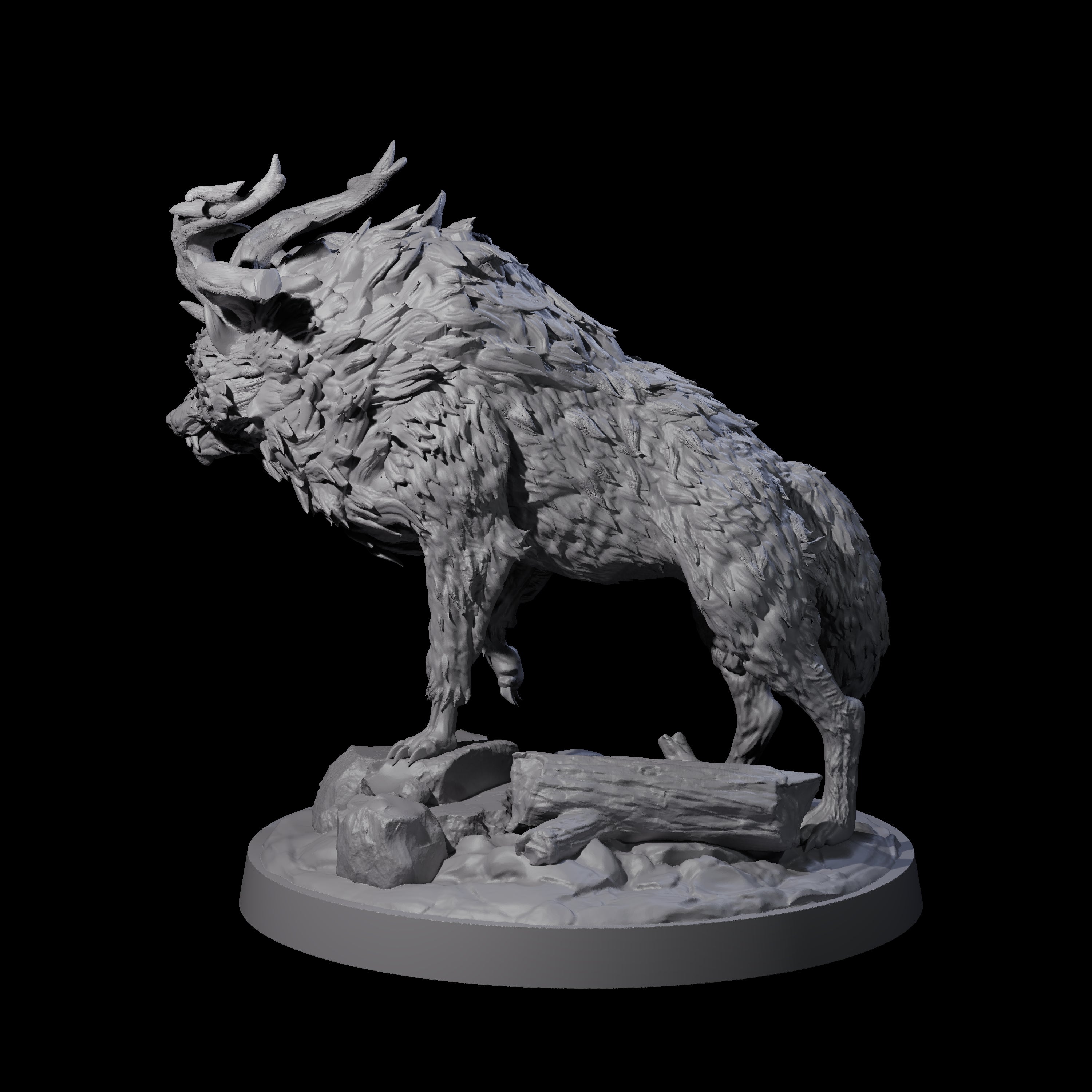 Dark Gwyllhi B Miniature for Dungeons and Dragons, Pathfinder or other TTRPGs