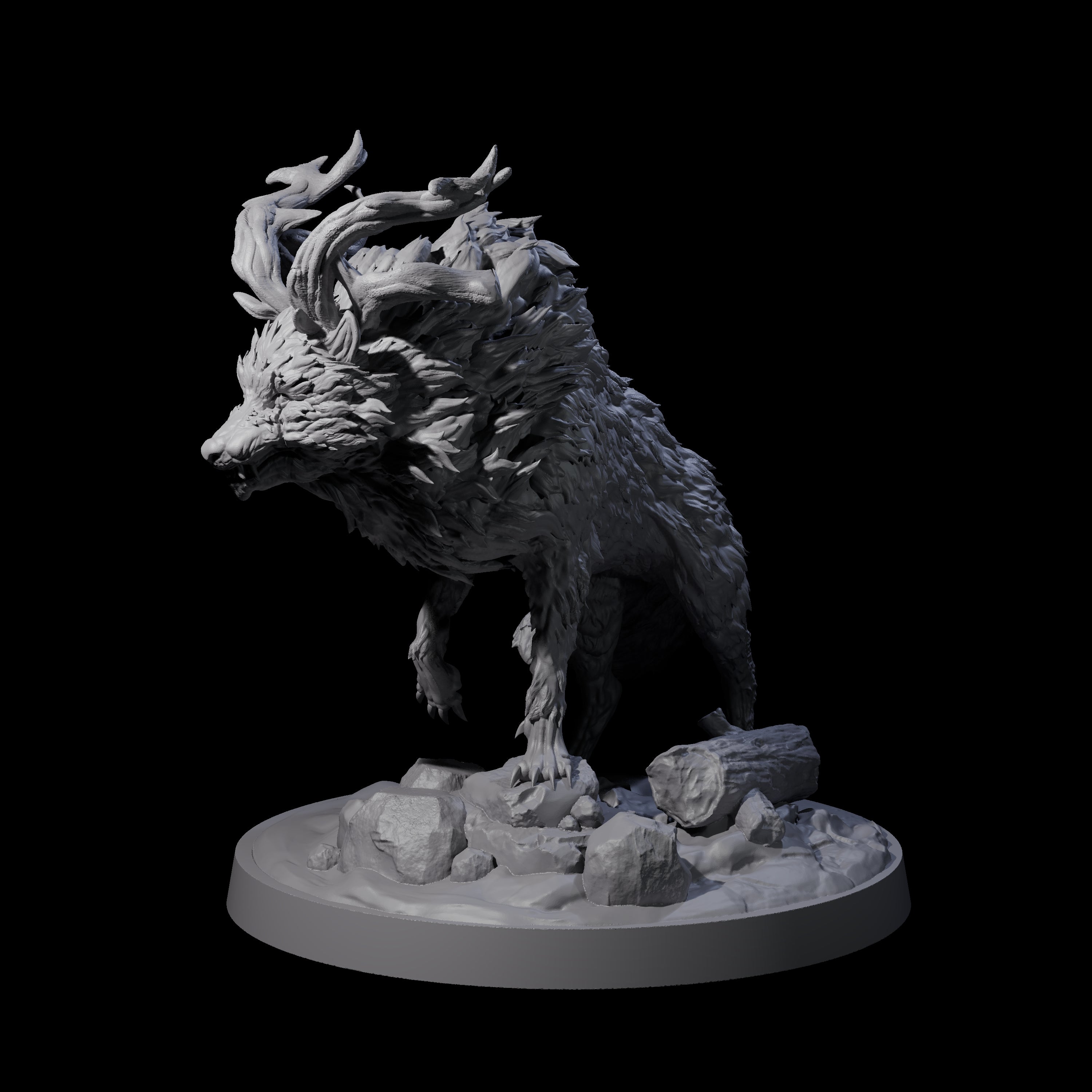 Dark Gwyllhi B Miniature for Dungeons and Dragons, Pathfinder or other TTRPGs