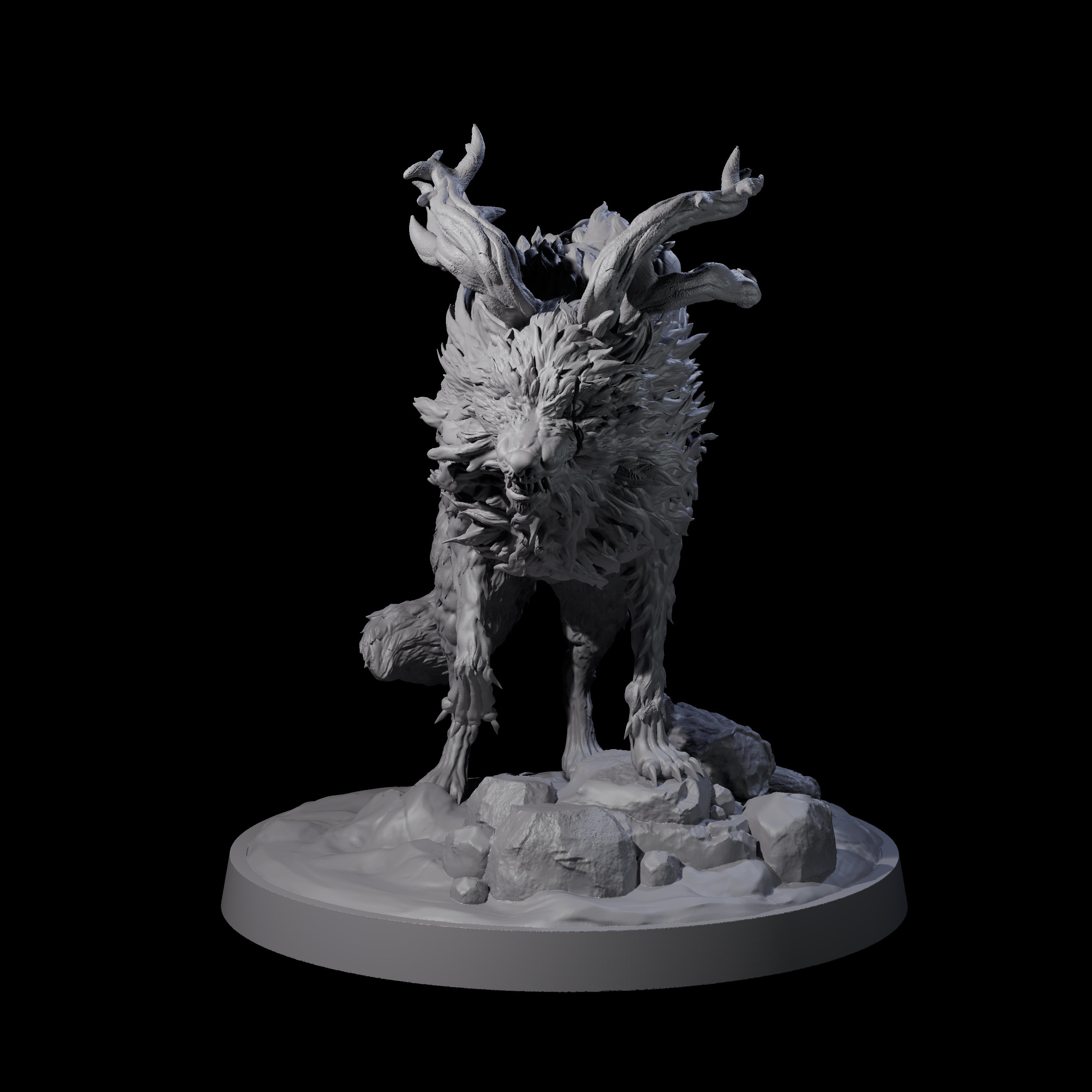 Dark Gwyllhi B Miniature for Dungeons and Dragons, Pathfinder or other TTRPGs